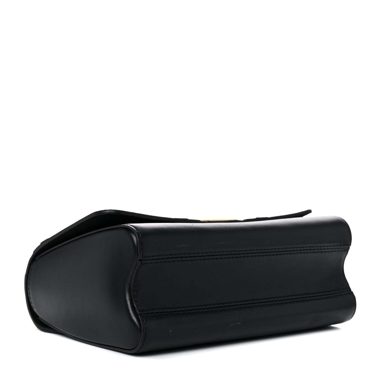 Louis Vuitton Veau Satin Monogram Twist Shoulder Bag MM Black 4 of 9