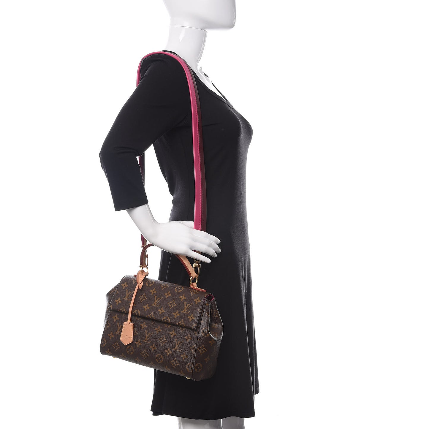 Monogram Cluny BB Bordeaux Fuchsia