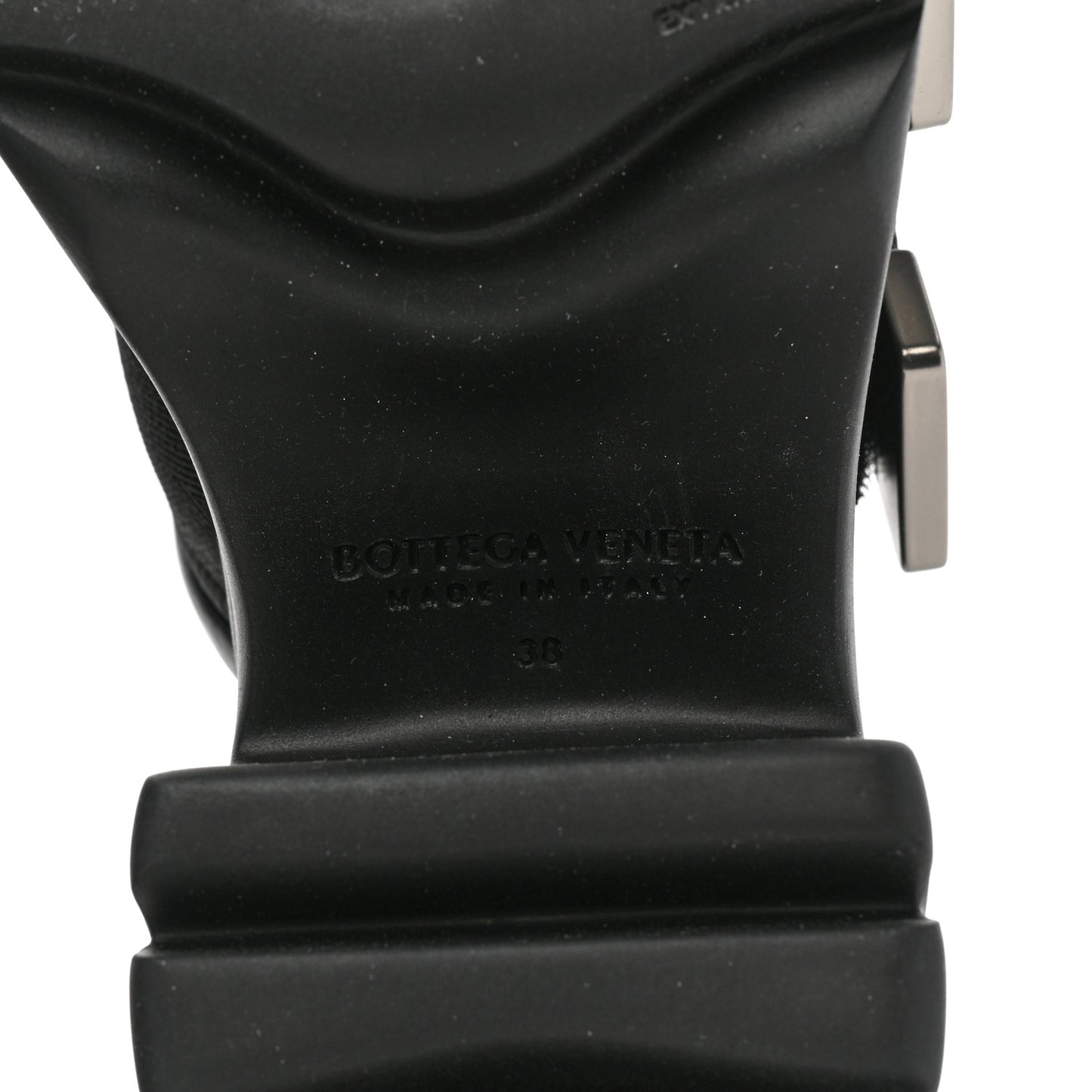 Nappa Flash 80mm Sandals 38 Black