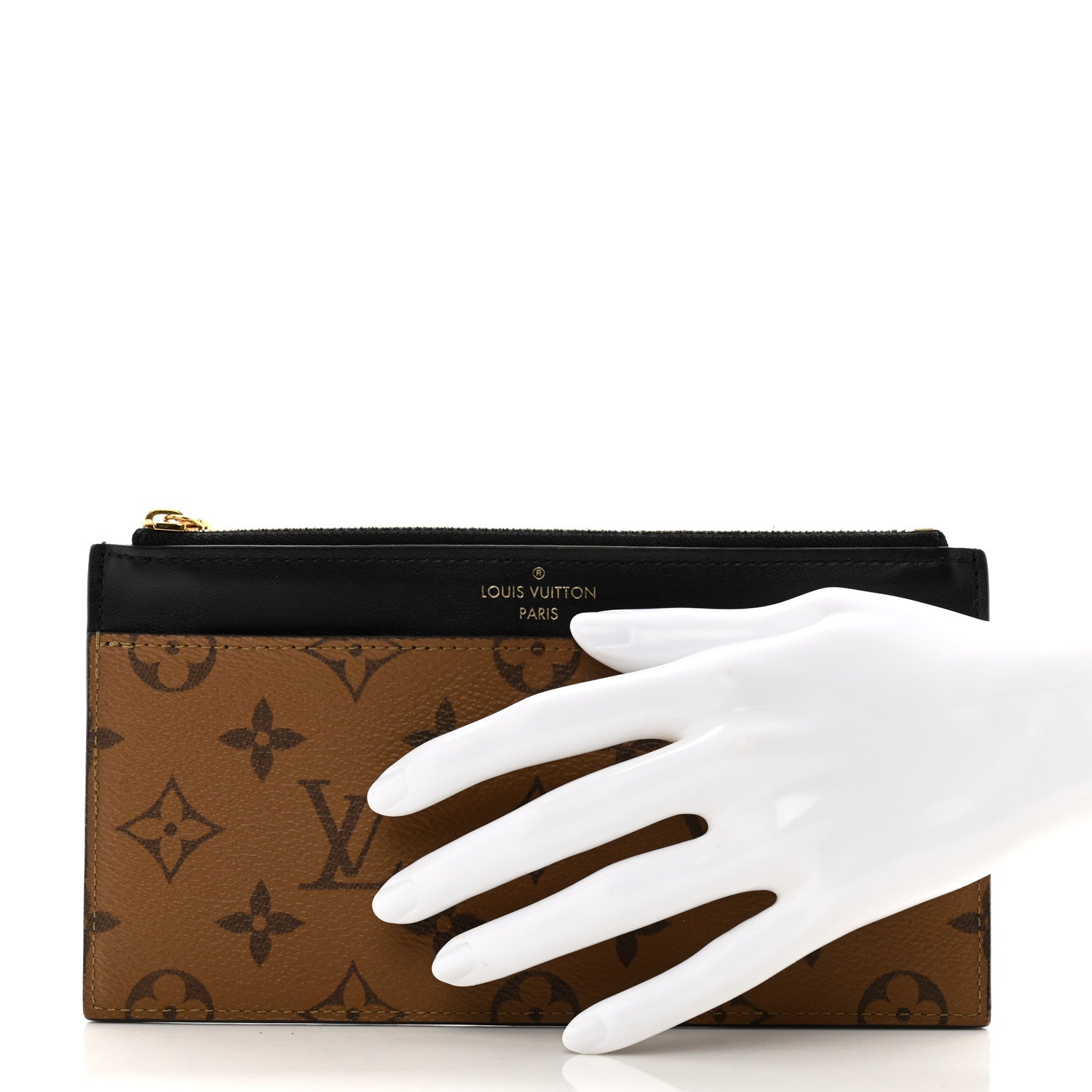 Louis Vuitton Reverse Monogram Slim Purse 2 of 12