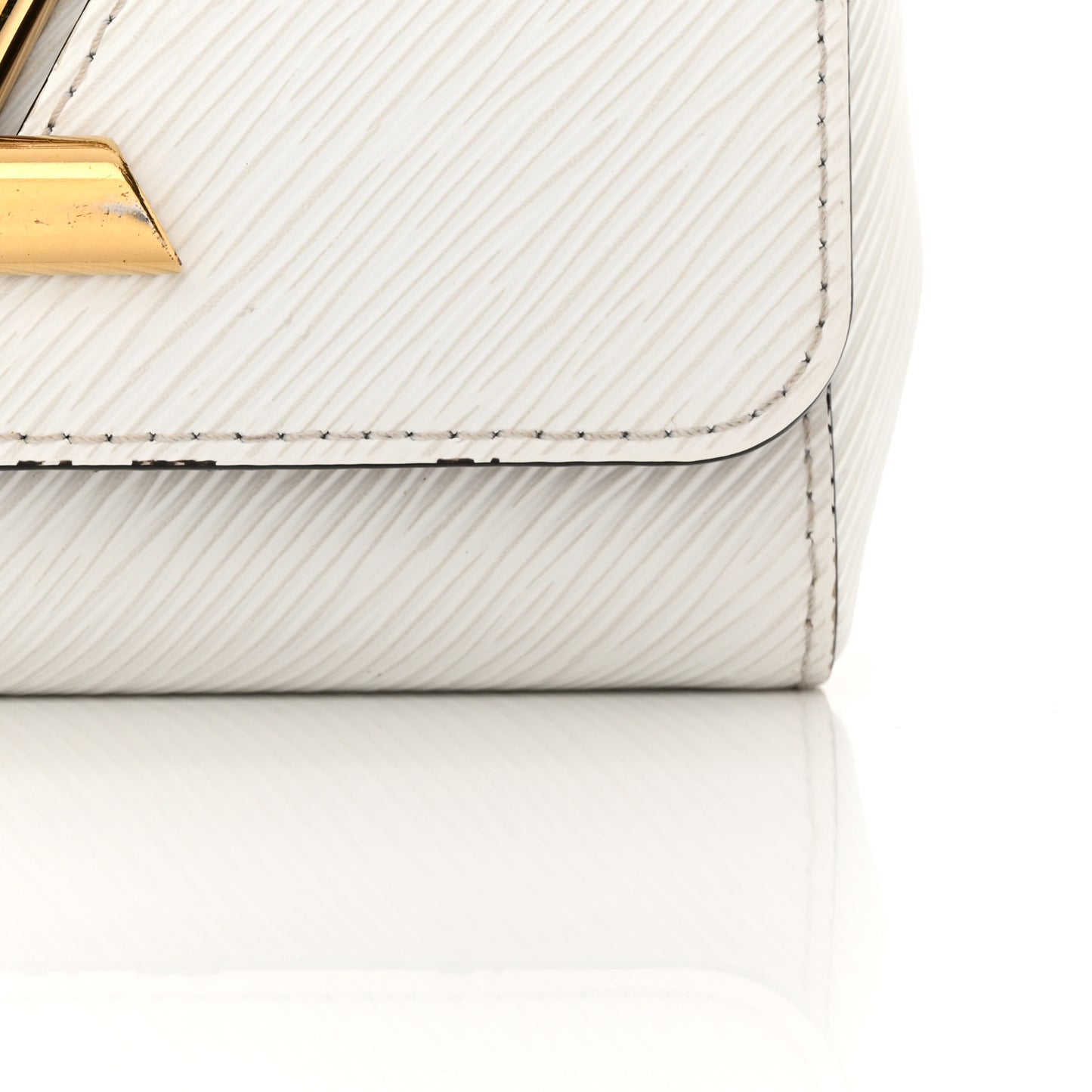 Epi Twist Shoulder Bag PM White