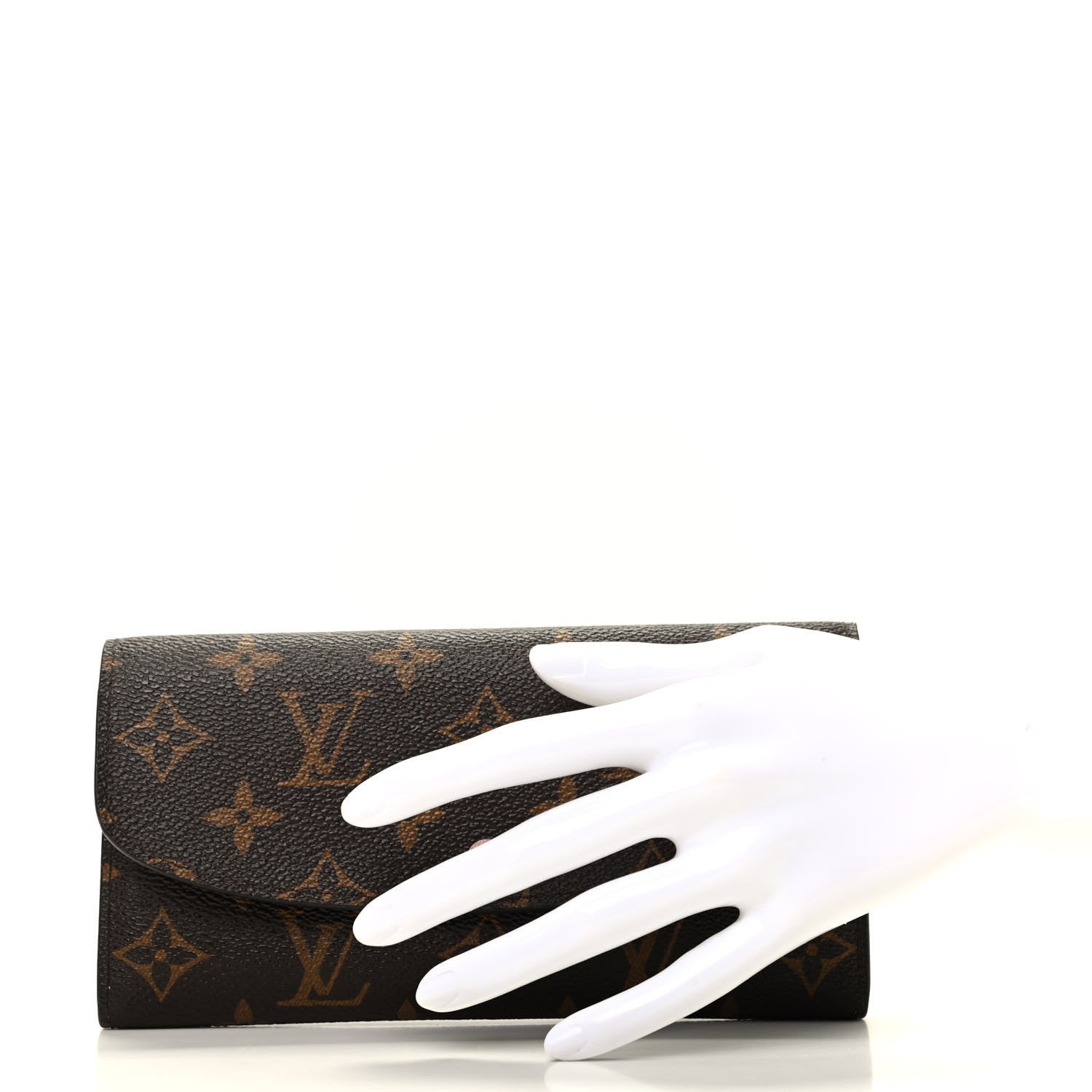 Louis Vuitton Monogram Emilie Wallet Rose Ballerine 2 of 10
