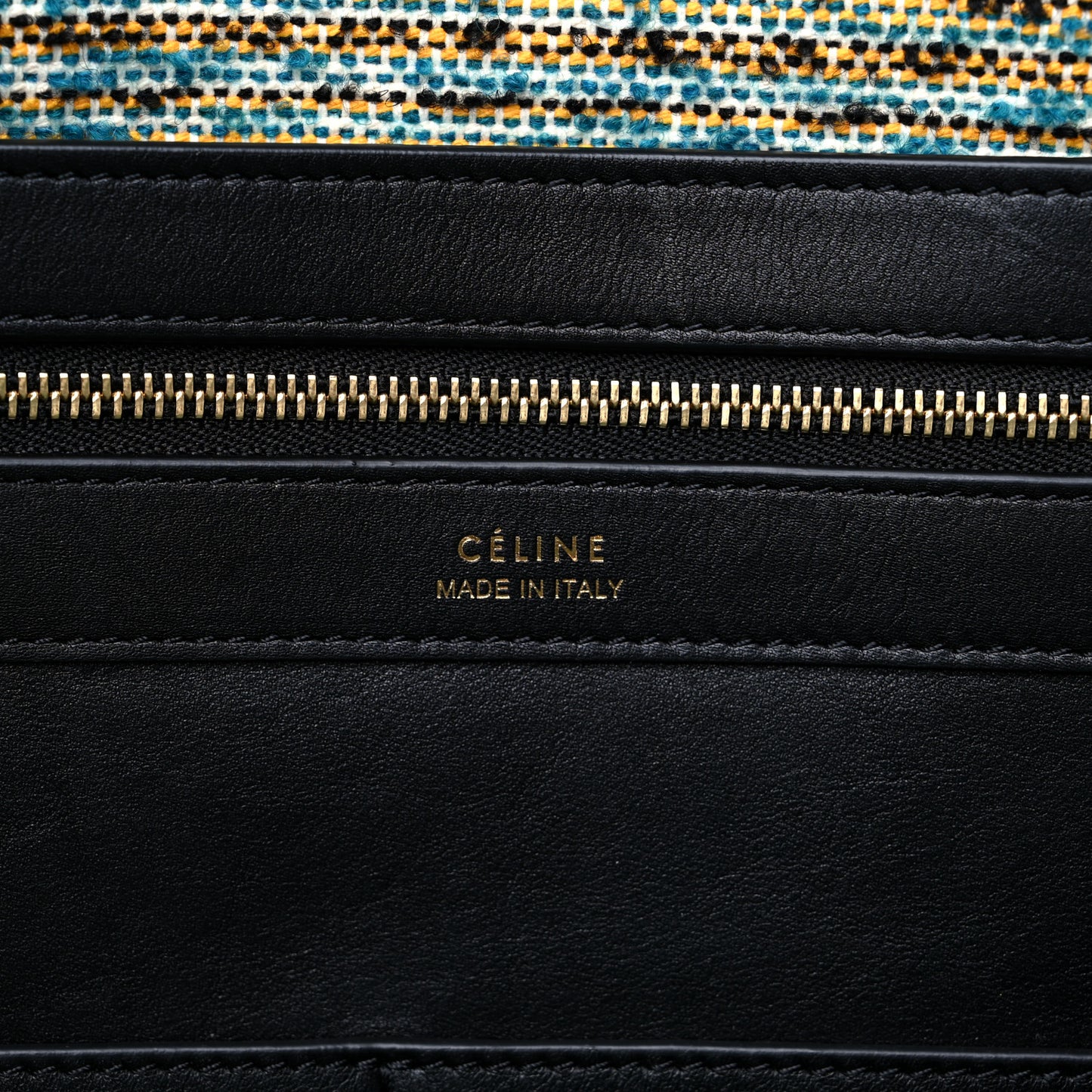 Tweed Phantom Cabas Tote Blue
