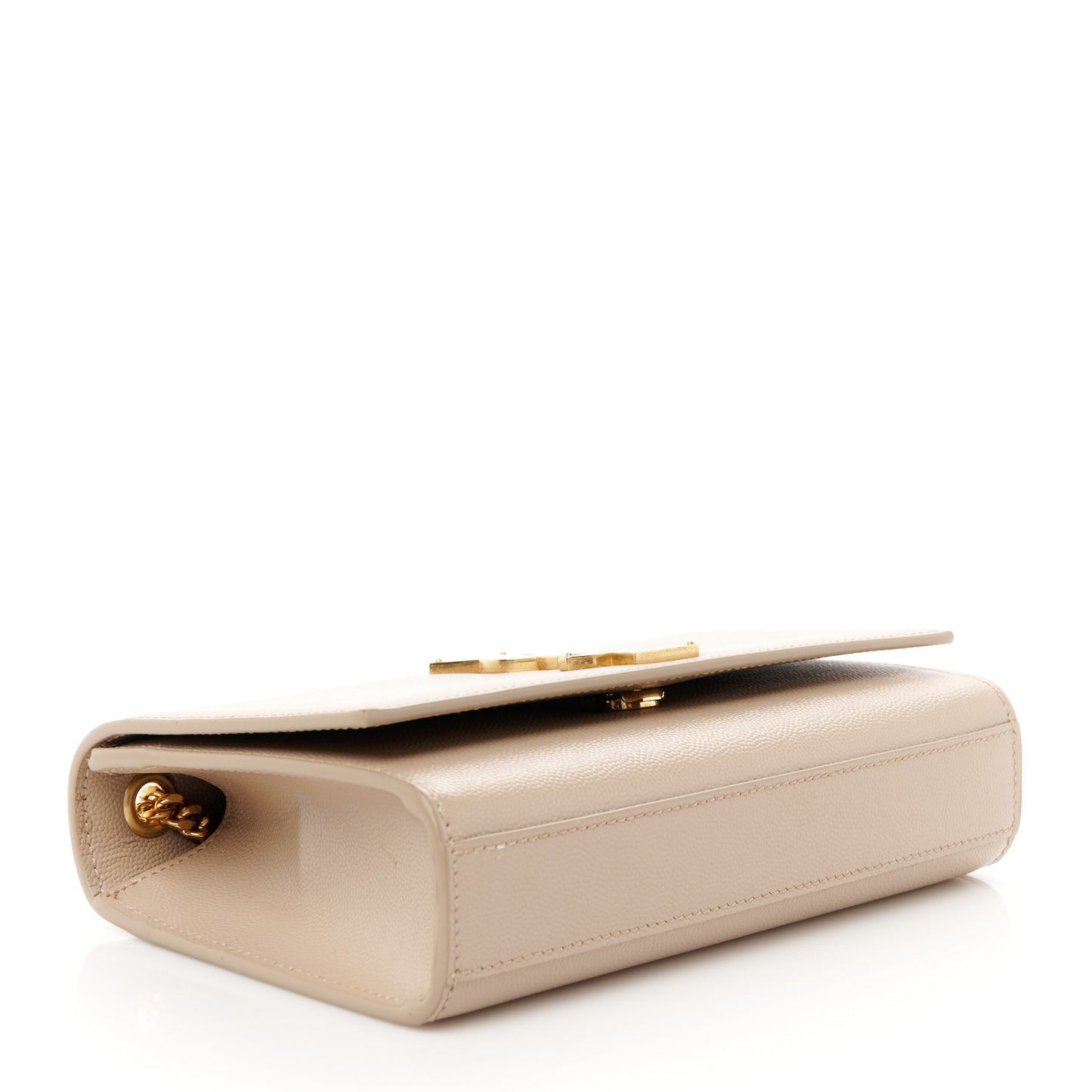 Grain De Poudre Small Monogram Kate Satchel Dark Beige