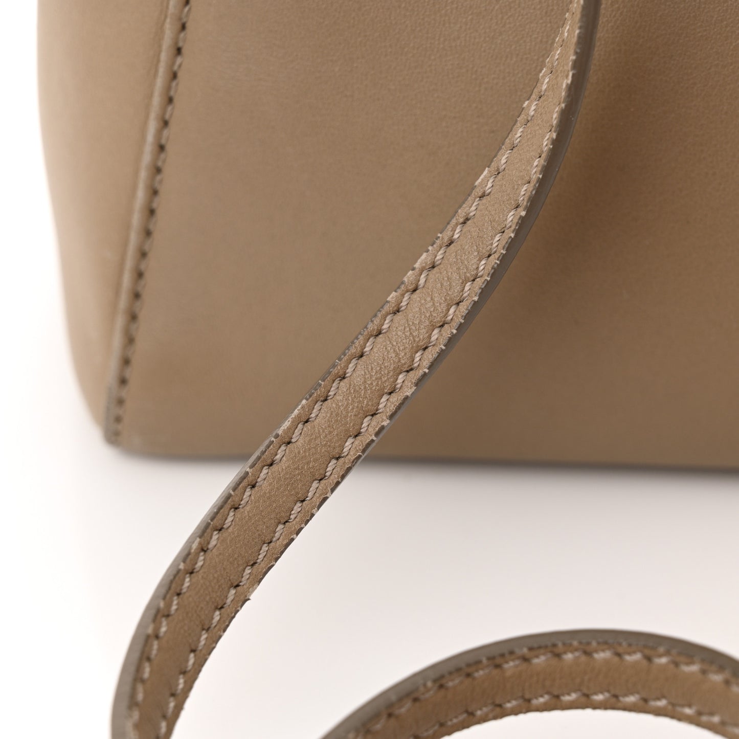 Nappa Mini Peekaboo Iconic Satchel Tortora