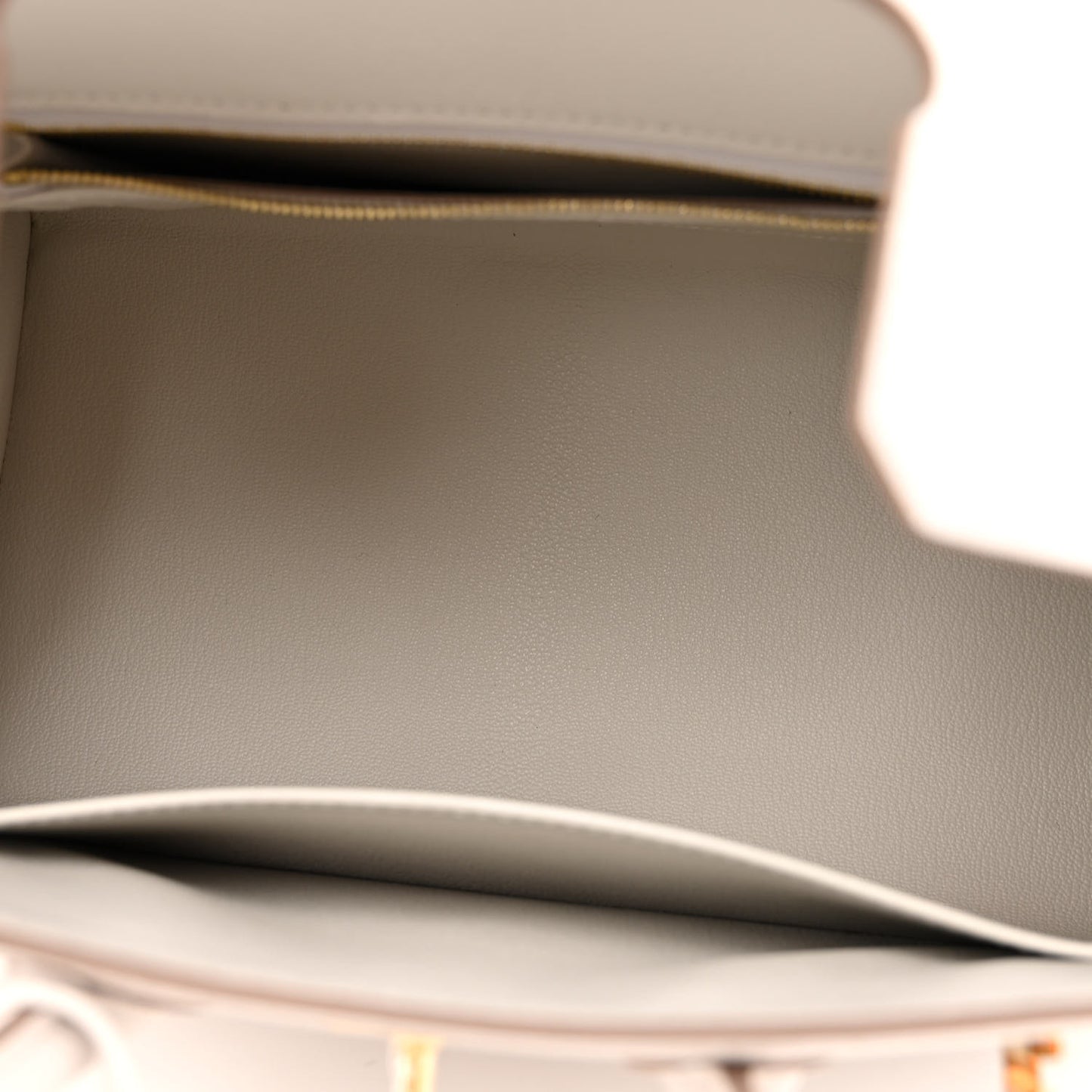 Epsom Birkin Sellier 25 Gris Pale