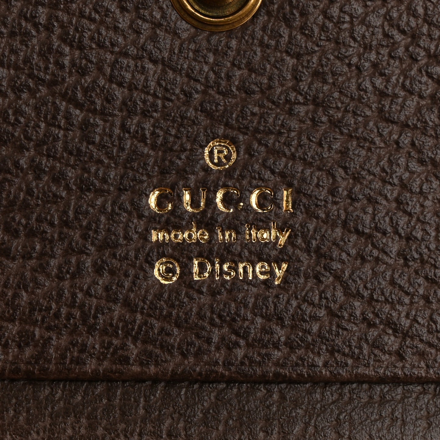 X DISNEY GG Supreme Monogram Donald Duck Interlocking G Card Case Beige Multicolor New Acero