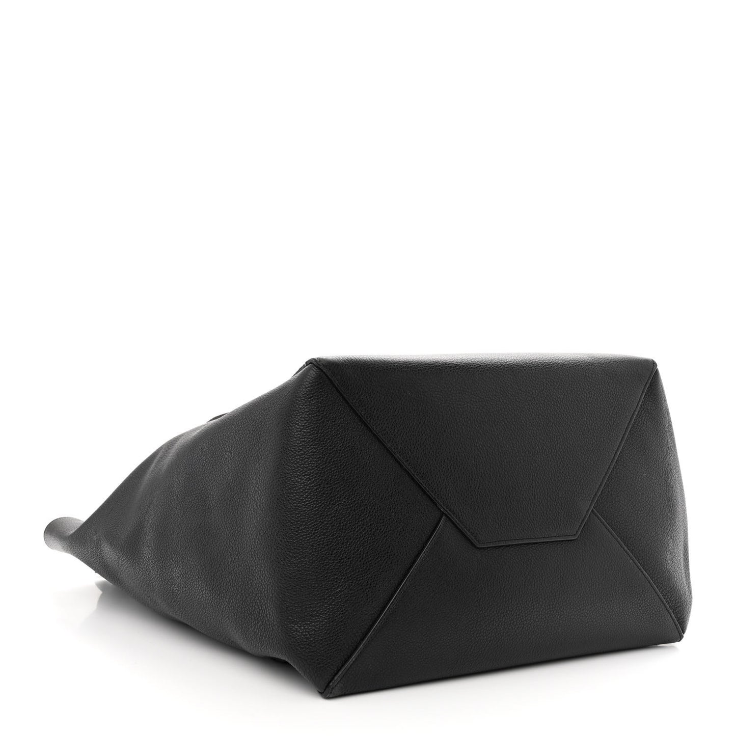 Soft Grained Calfskin Medium Belt Cabas Phantom Black