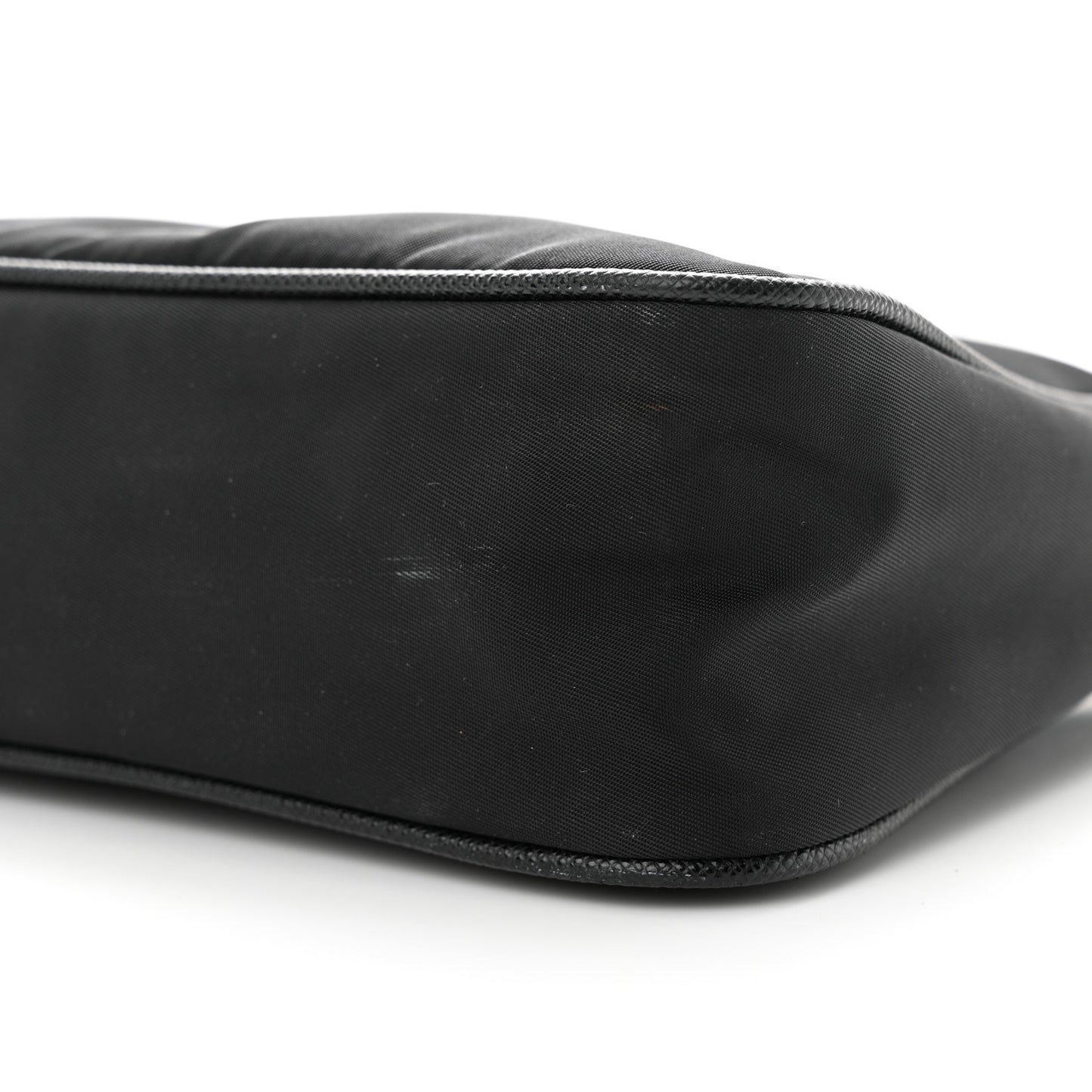 Tessuto Nylon Saffiano Mini Re-Edition 2005 Bag Black