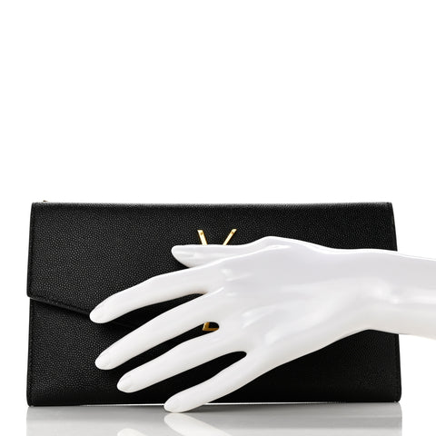 Grain De Poudre Monogram Uptown Wallet Black