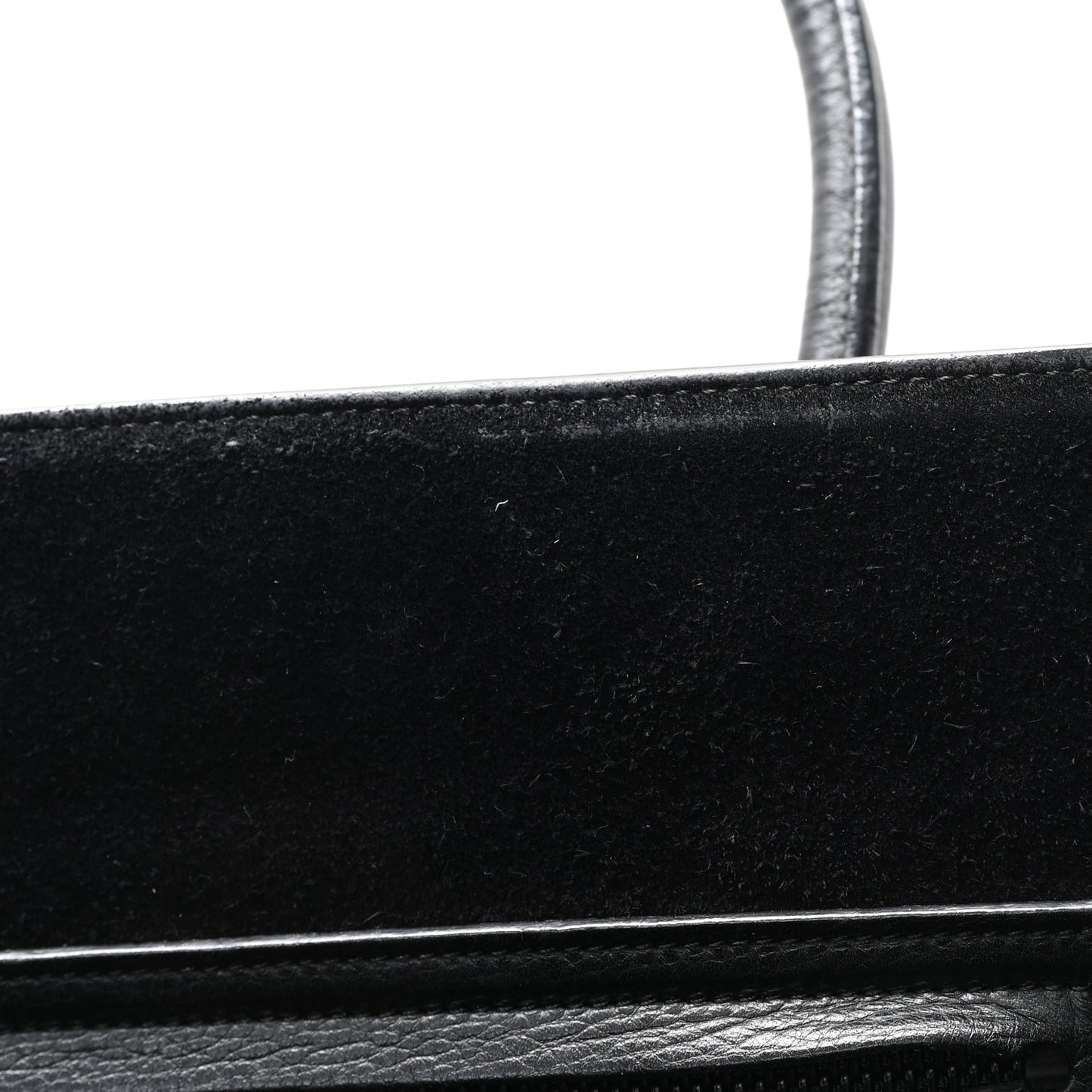 Grained Calfskin Medium Phantom Luggage Black