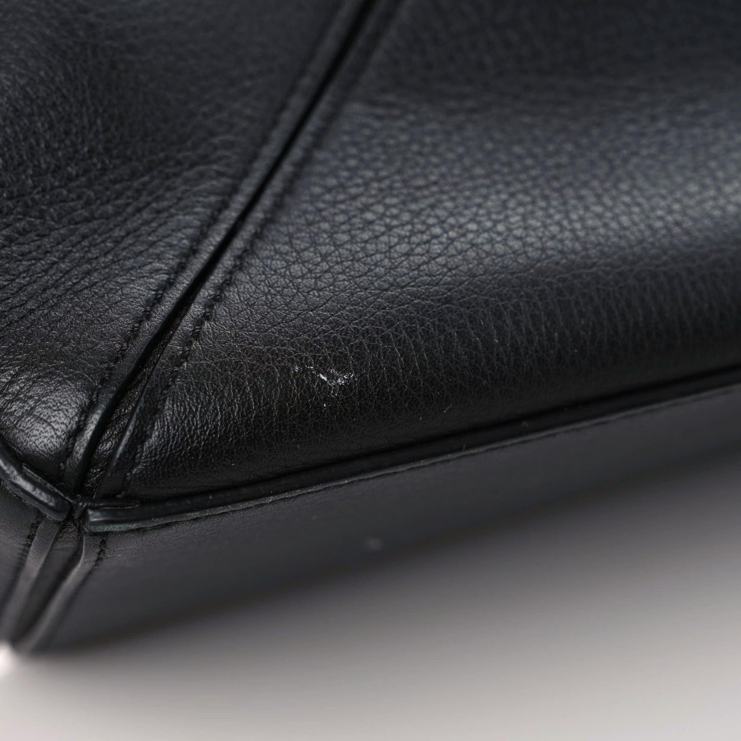 Calfskin Small Puzzle Bag Black