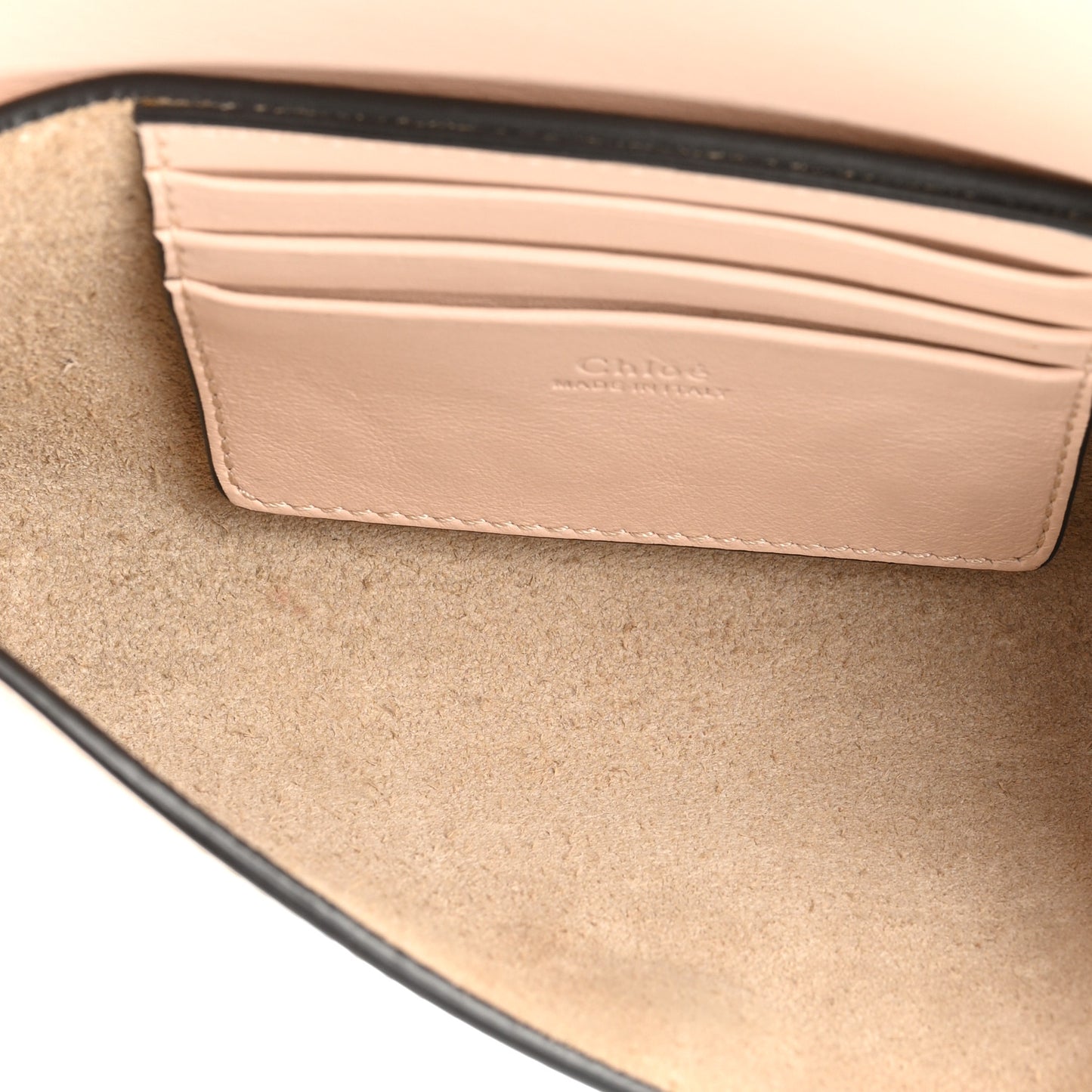 Suede Calfskin Small Faye Shoulder Bag Blushy Pink