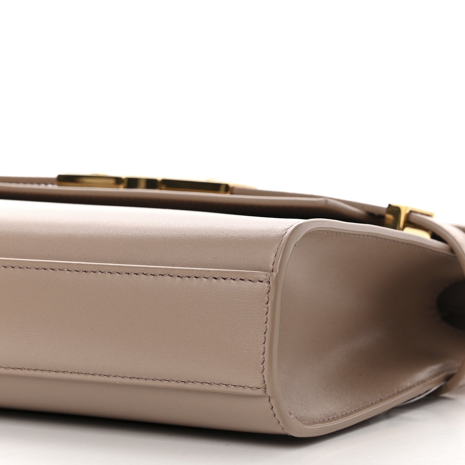 Saint Laurent Smooth Calfskin Small Manhattan Shoulder Bag Rosy Sand 10 of 10