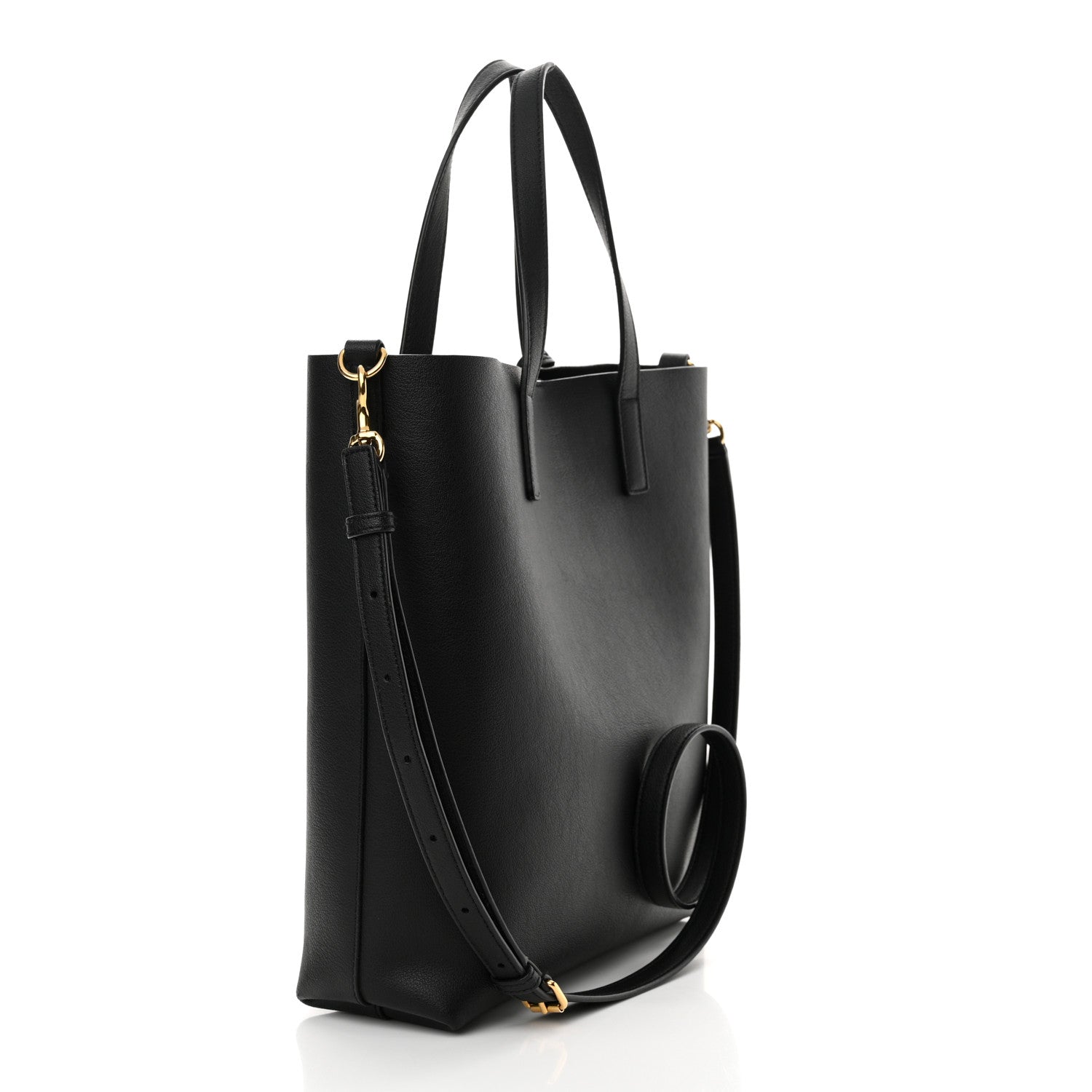 Saint Laurent Calfskin Toy Shopping Tote Black 3 of 12