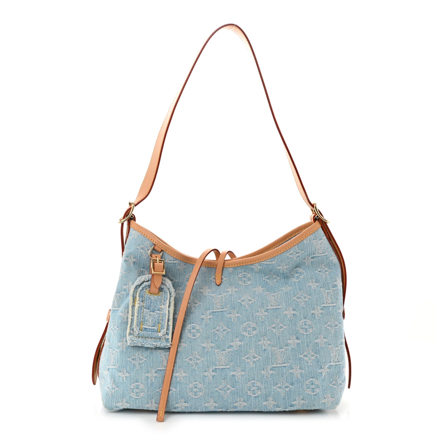 Monogram Denim CarryAll PM Sky Blue