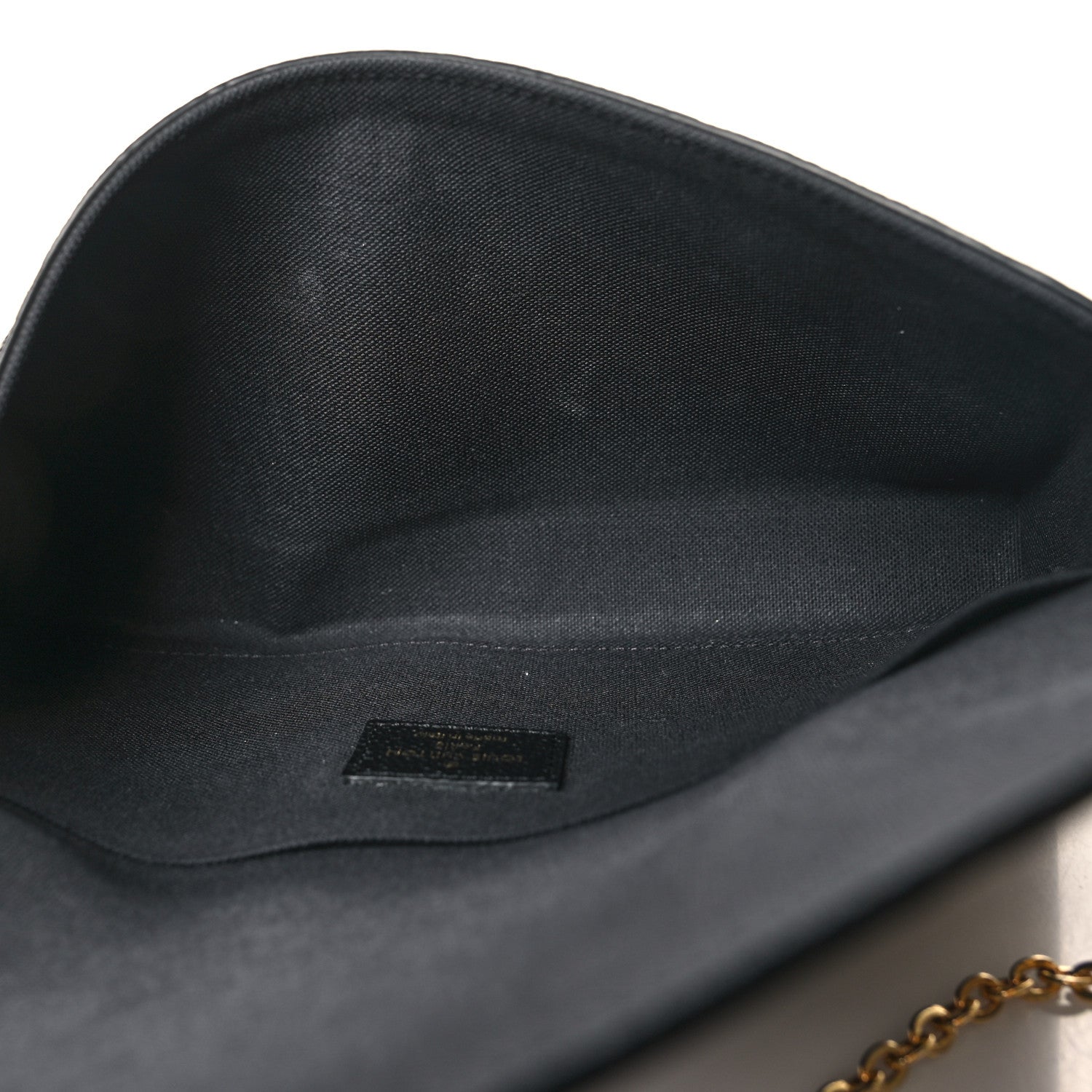 Louis Vuitton Empreinte Pochette Felicie Chain Wallet Black 6 of 12
