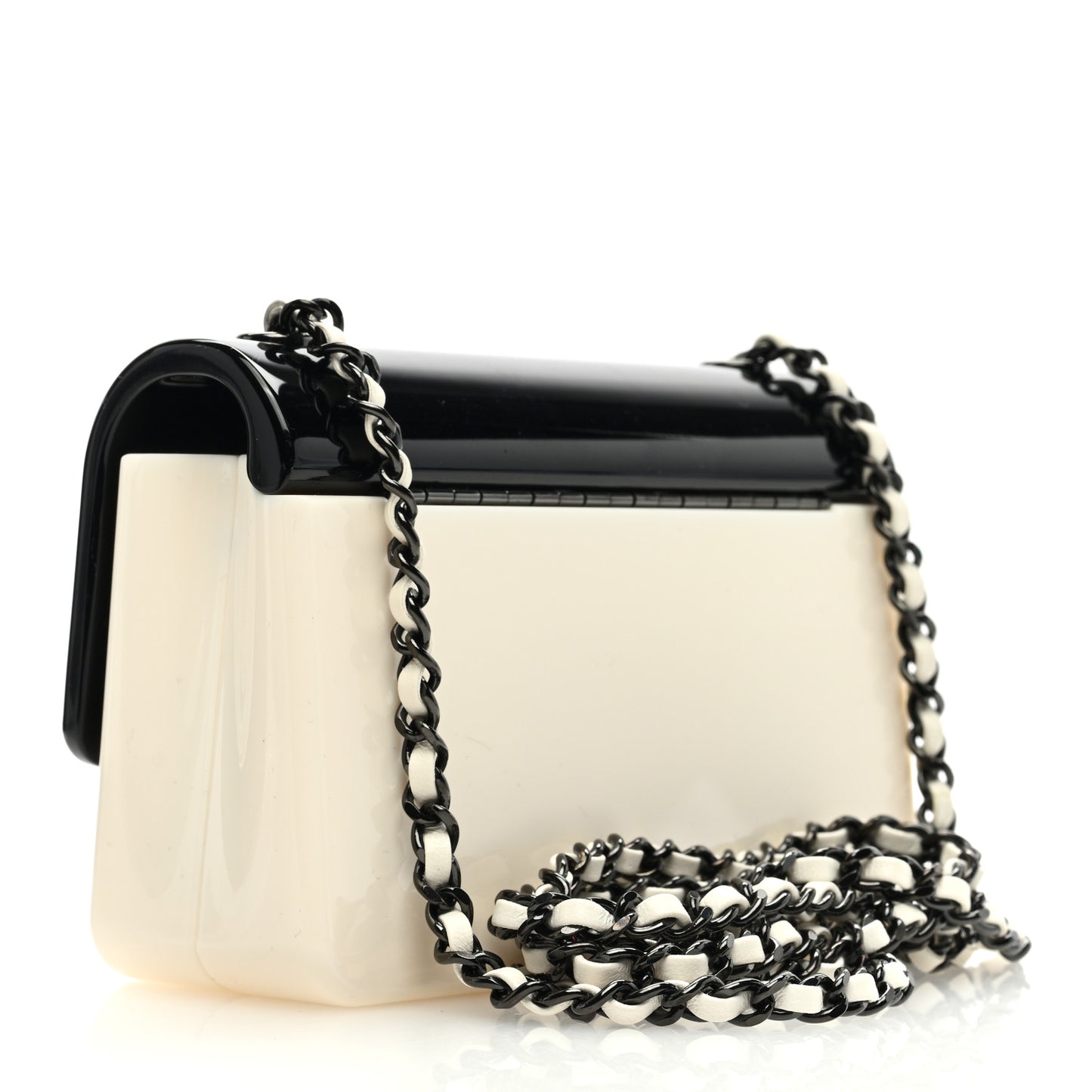 Plexiglass Plexi Coco Bag Black White