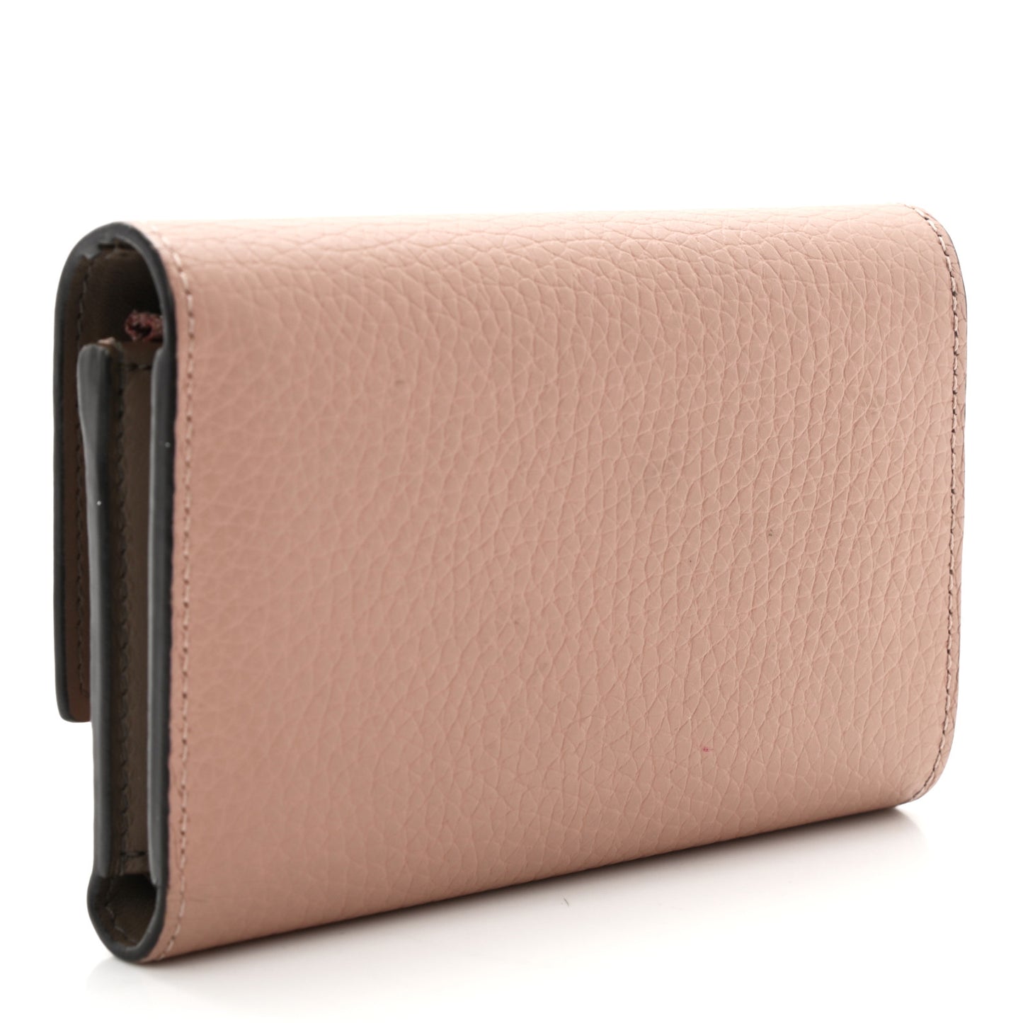Taurillon Capucines Compact Wallet Magnolia
