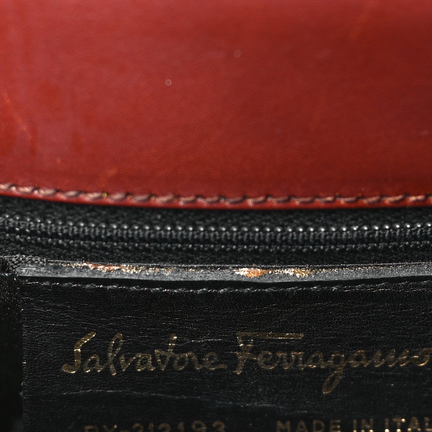 Brushed Off Calfskin Small Iconic Top Handle Burgundy