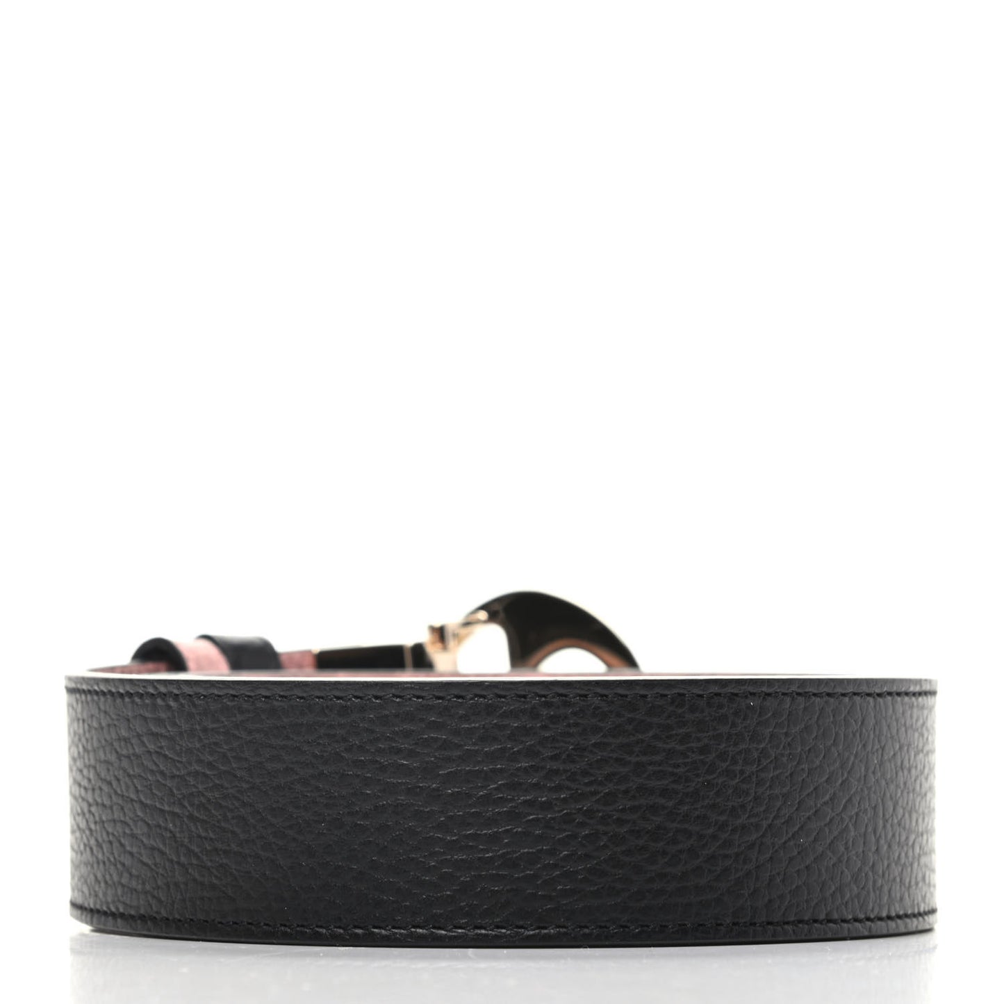 Calfskin 1973 Reversible Belt 85 34 Black Pink