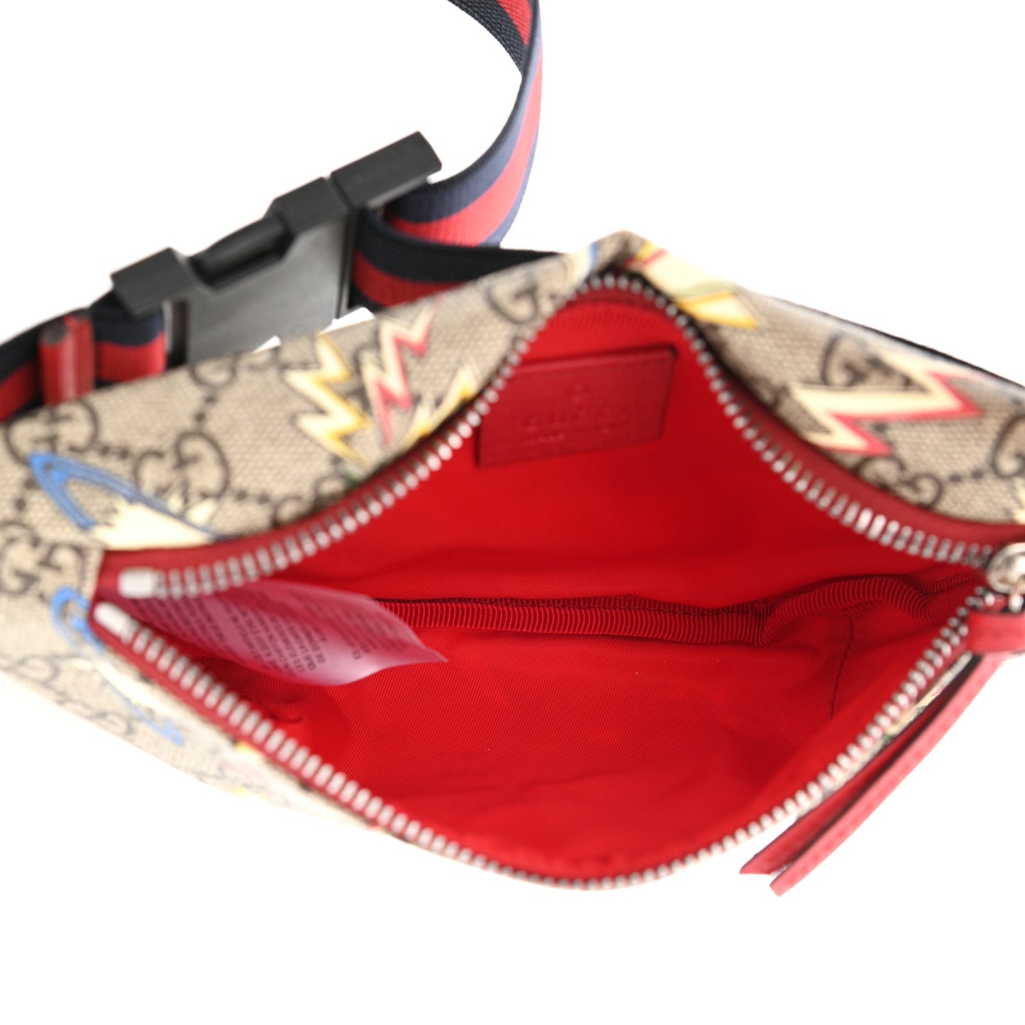 GG Supreme Monogram Childrens Space Print Belt Bag Multicolor