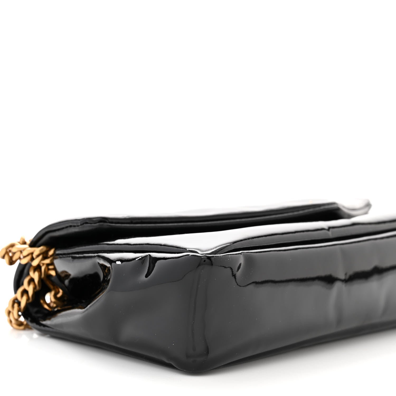 Saint Laurent Patent Calfskin Calypso Black 9 of 10