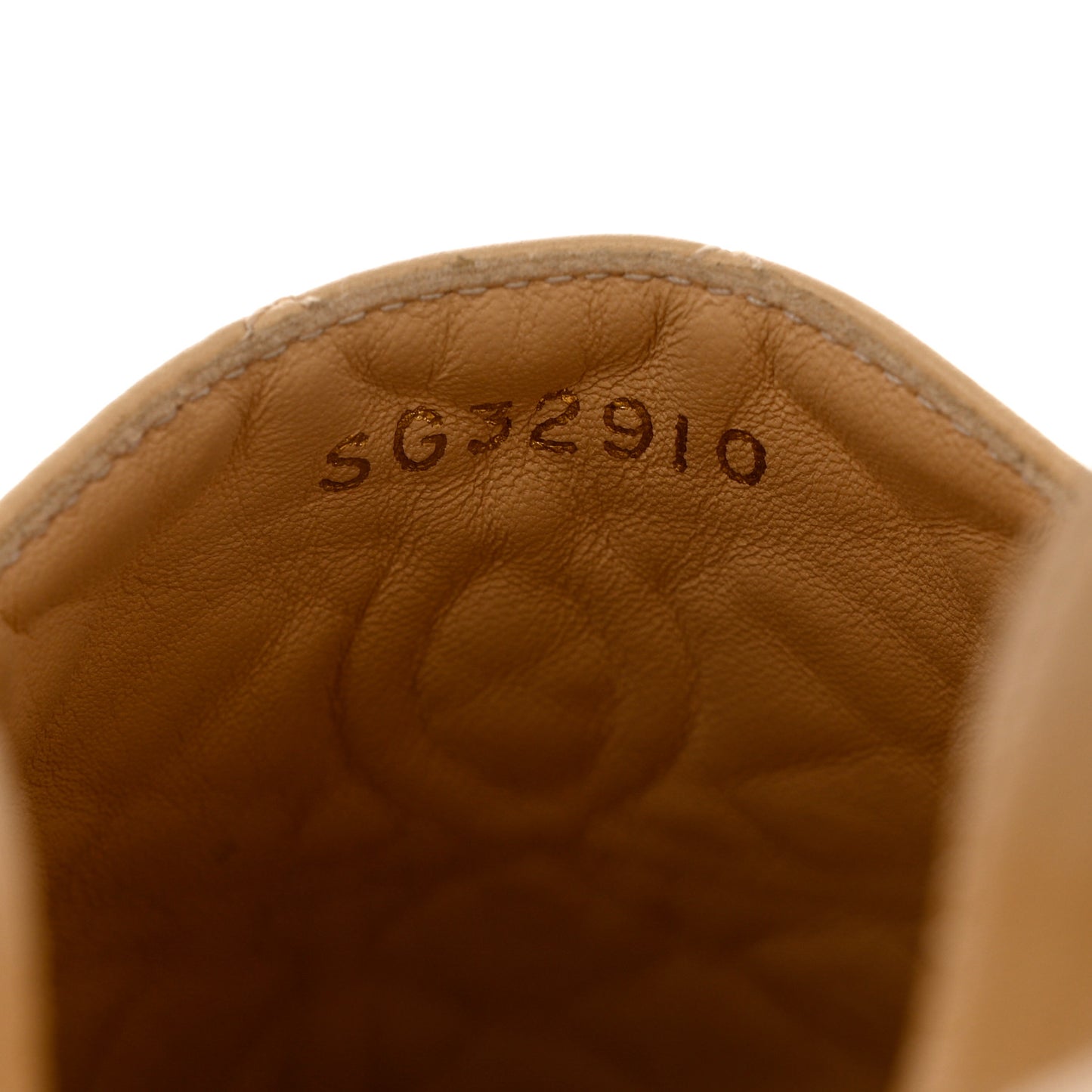 Lambskin Quilted CC Espadrilles 39 Beige