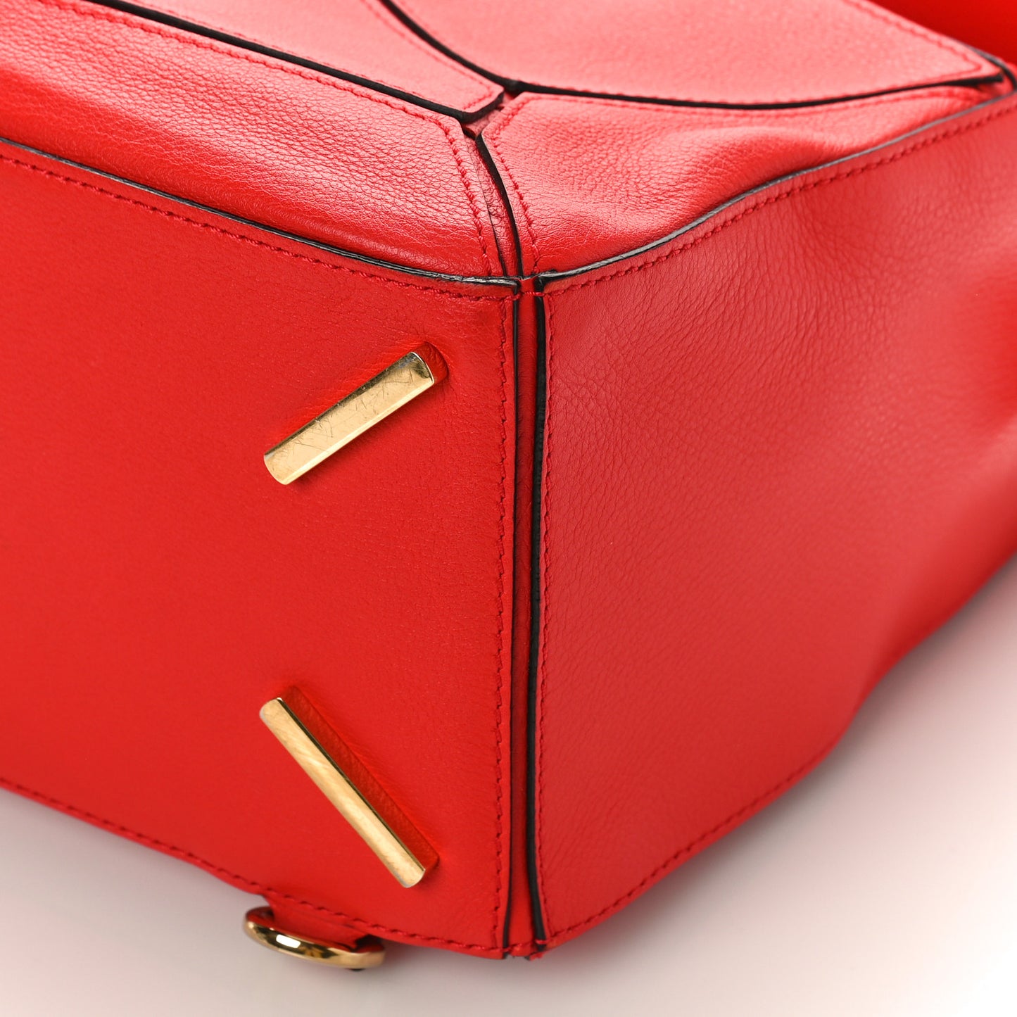 Calfskin Medium Puzzle Bag Scarlet