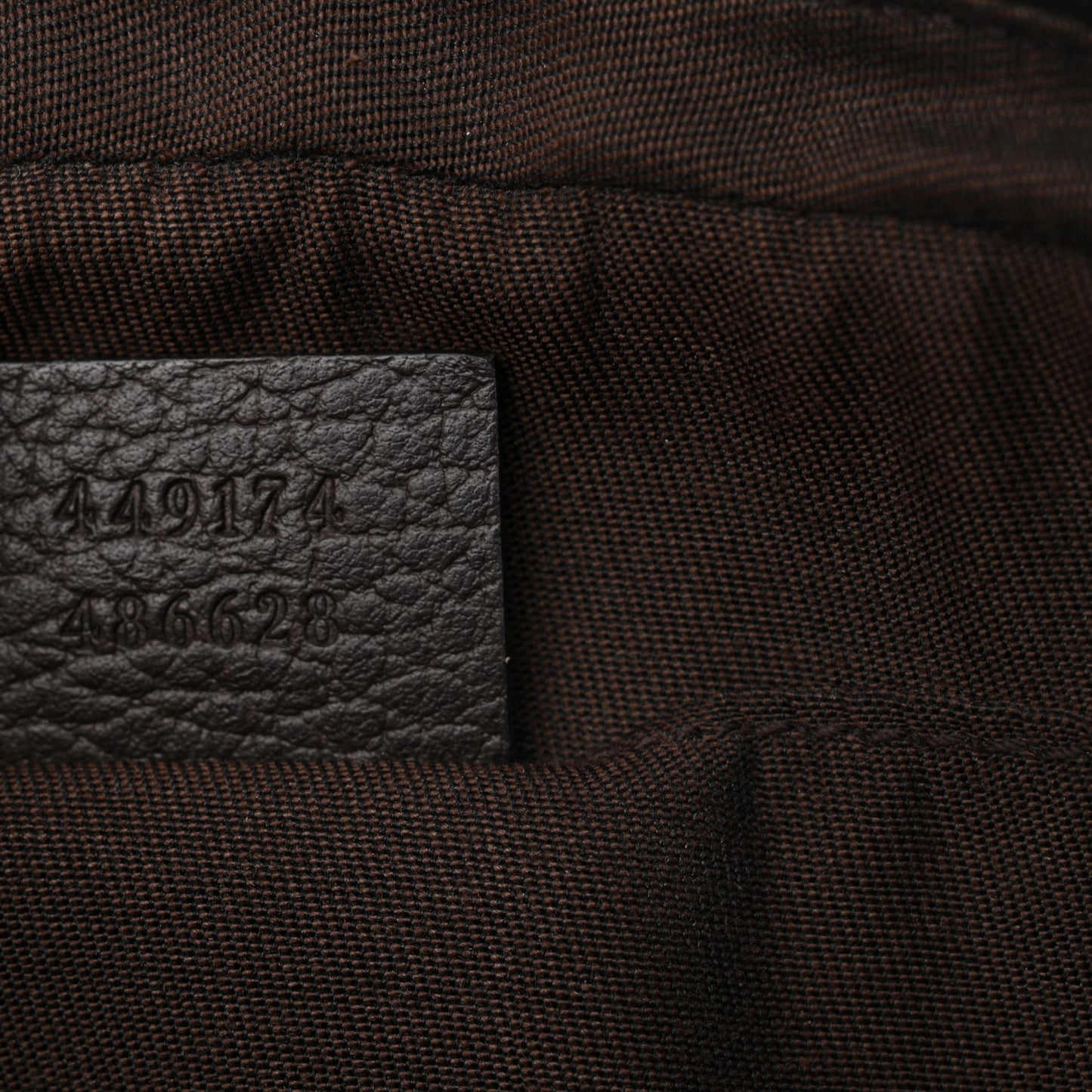 Monogram Dollar Calfskin Belt Bag Beige Ebony Testa di Moro Marrone Scuro