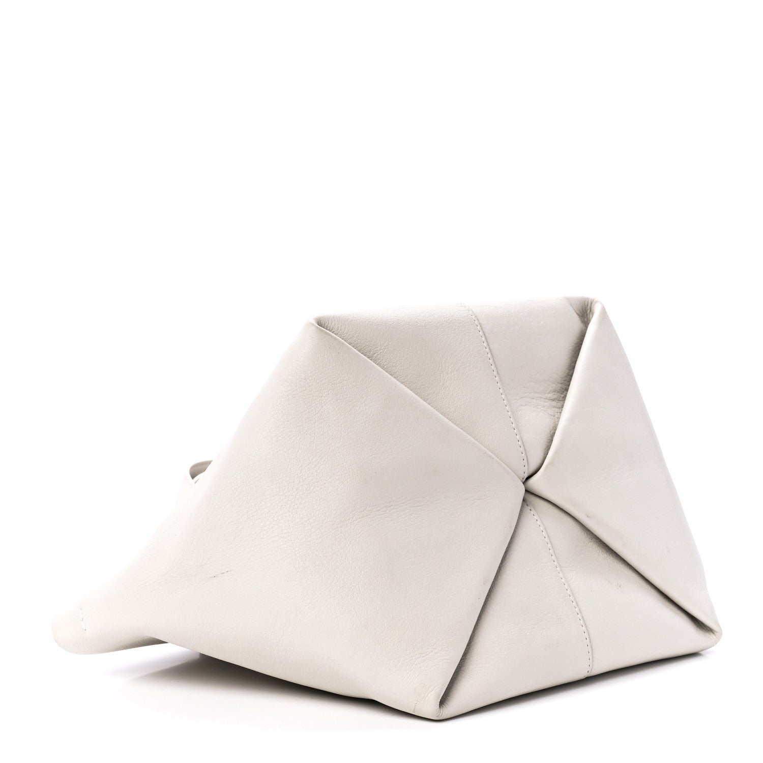 Mansur Gavriel Calfskin Mini Tulipano Bag Bianca 4 of 12