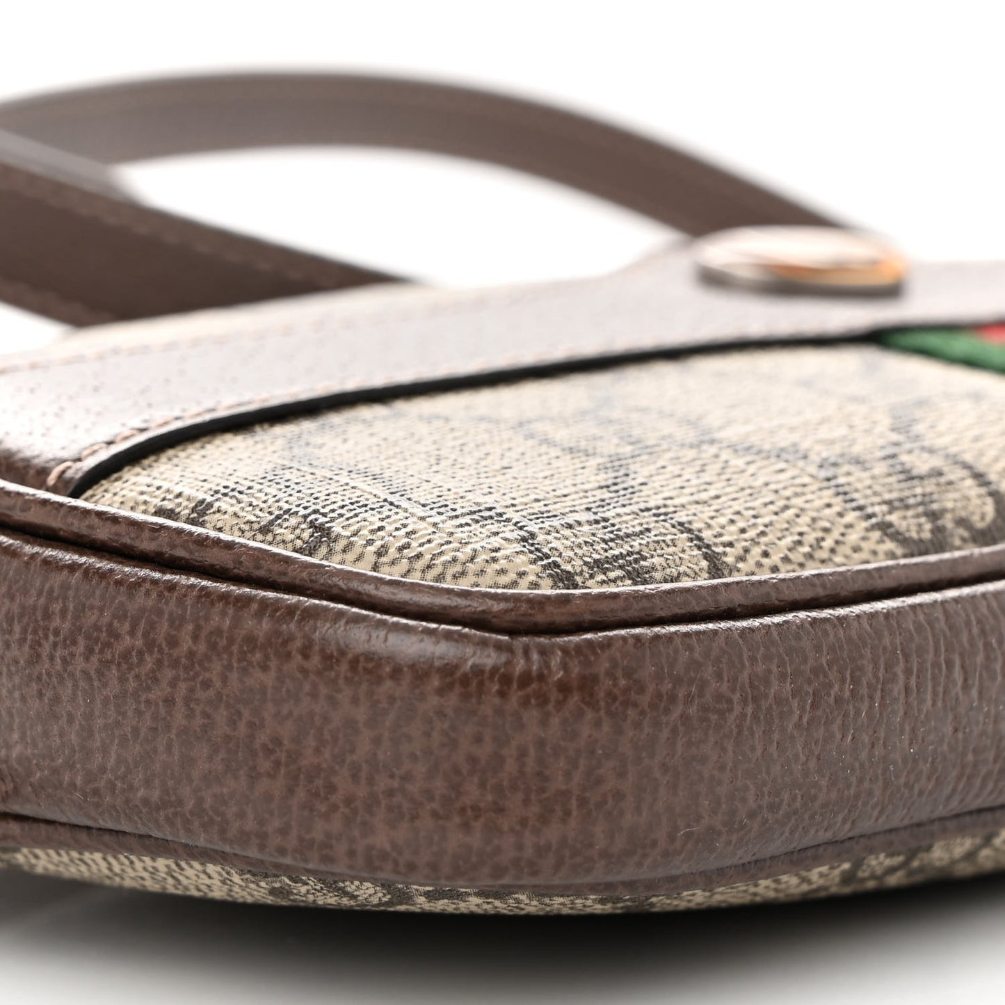 GG Supreme Monogram Web Mini Ophidia GG Bag Brown