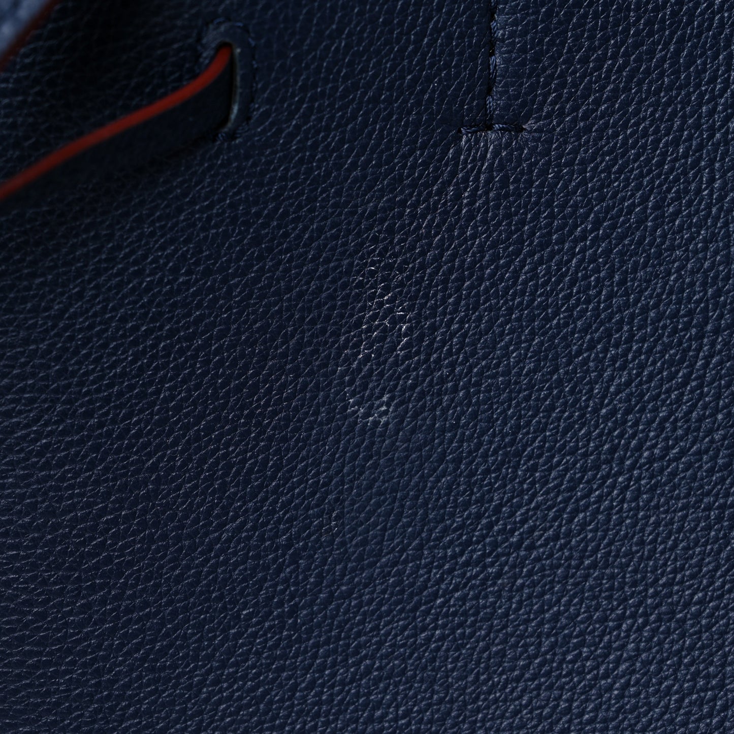 Calfskin Lockmeto Marine Rouge