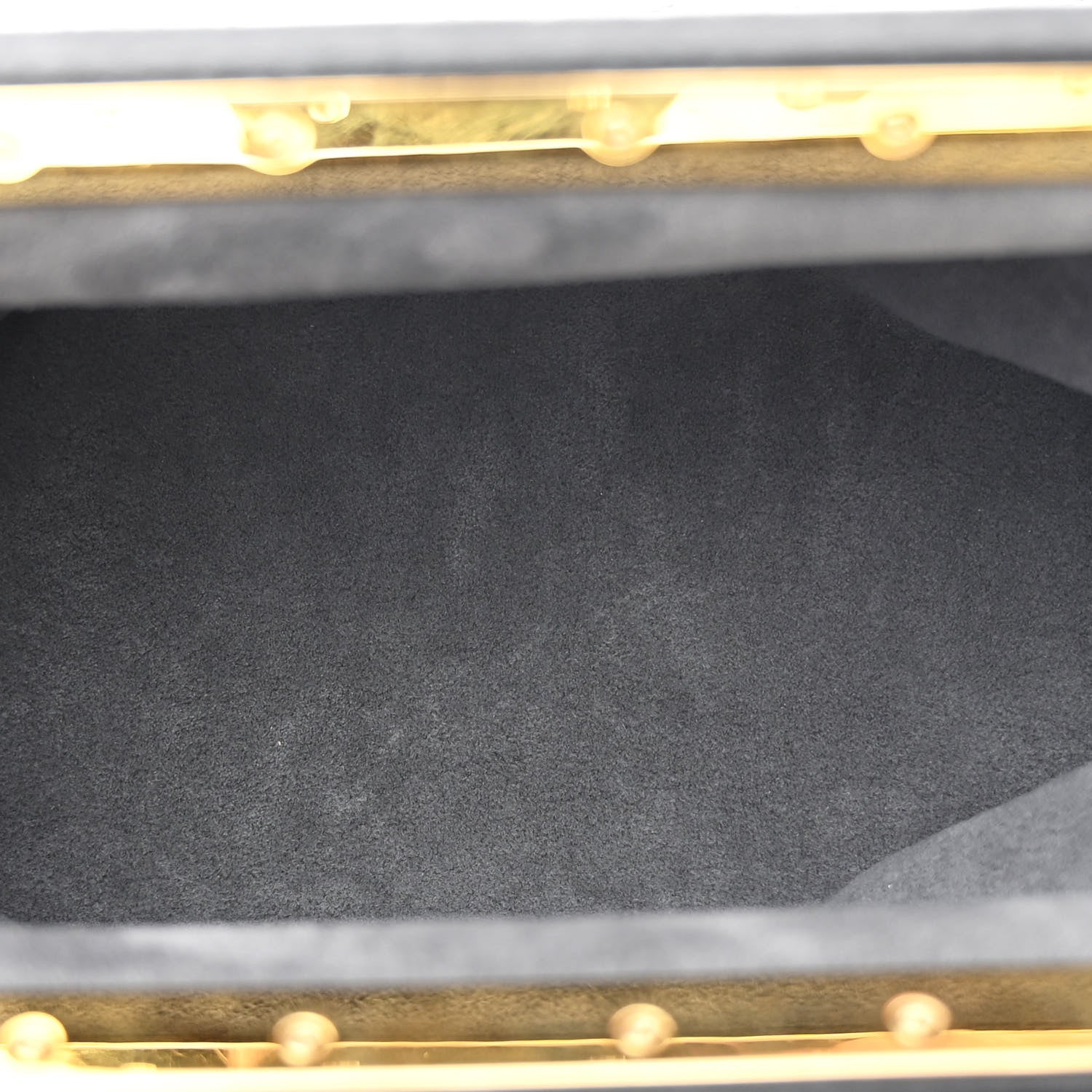 Louis Vuitton Calfskin Nanogram Embossed Clutch Black 5 of 11