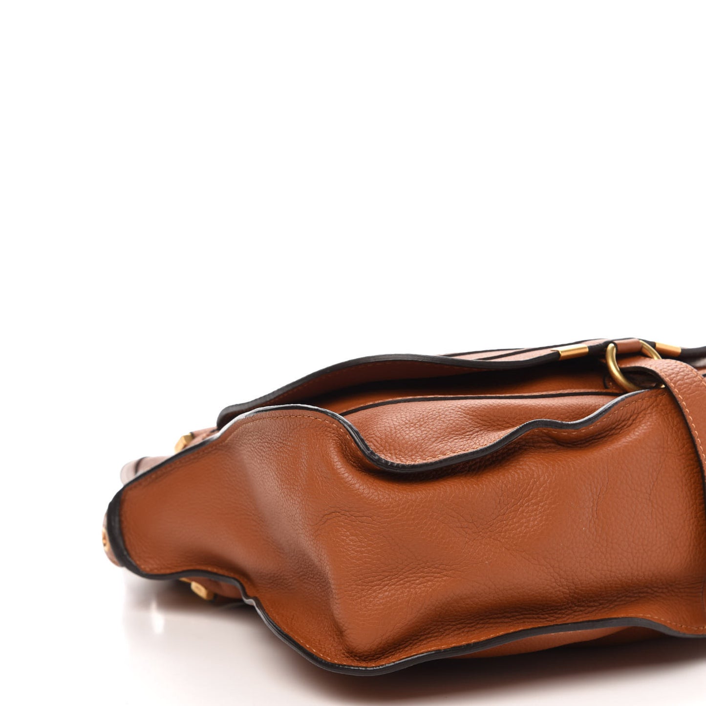 Calfskin Medium Marcie Satchel Tan