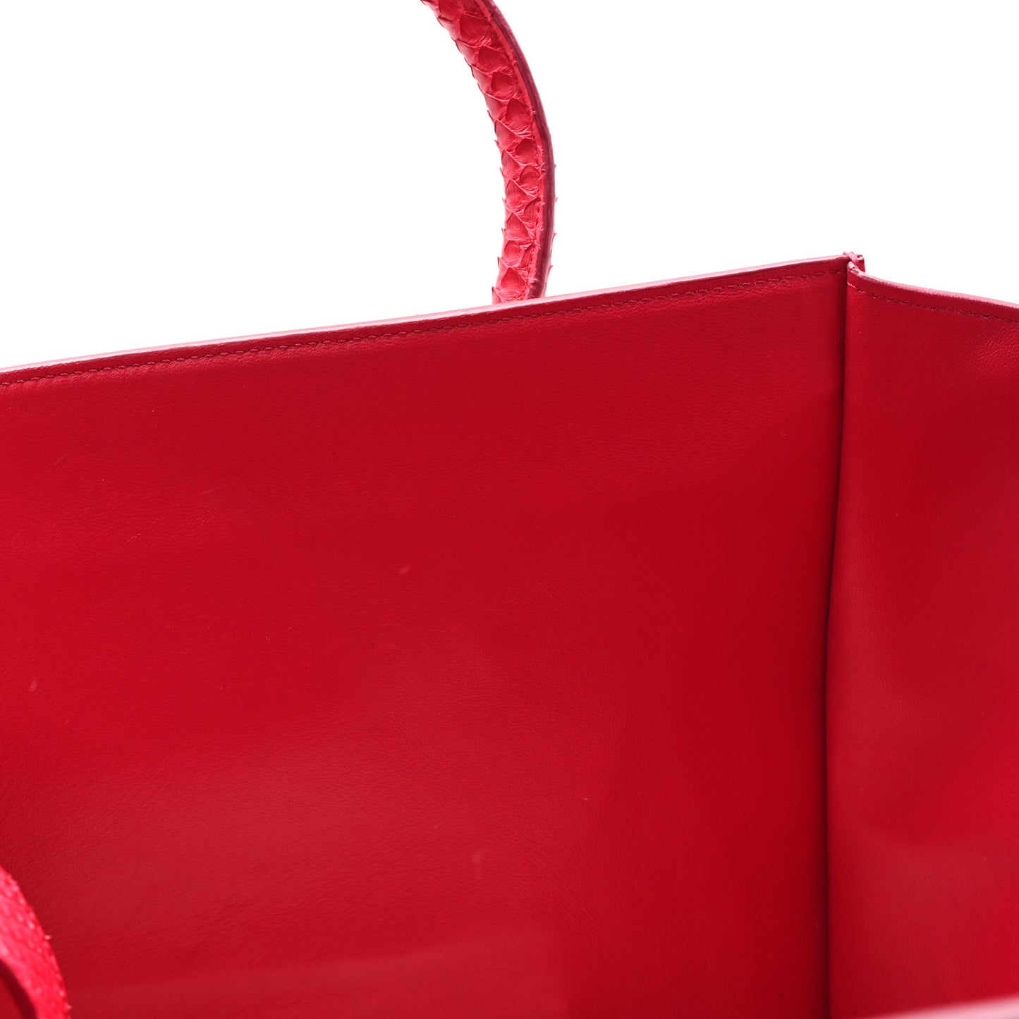 Snakeskin Medium Phantom Luggage Fushia