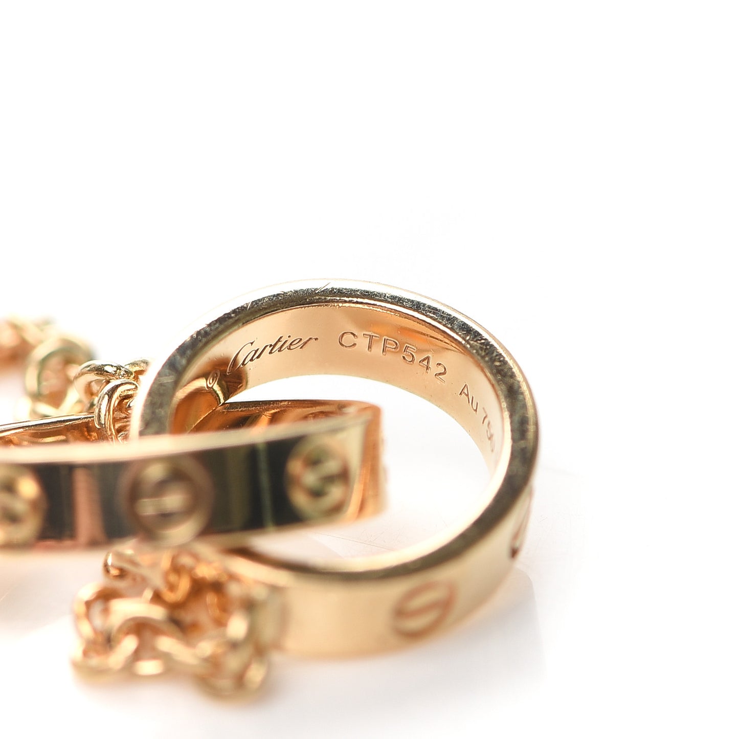 18K Yellow Gold Interlocking LOVE Bracelet
