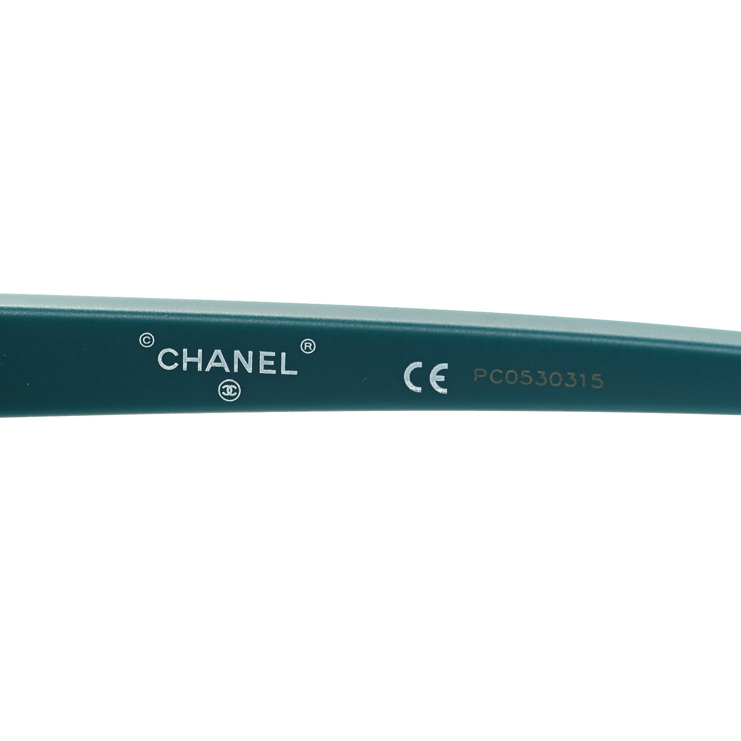 Chanel Acetate Visor Sunglasses 71046 Matte Green 5 of 7