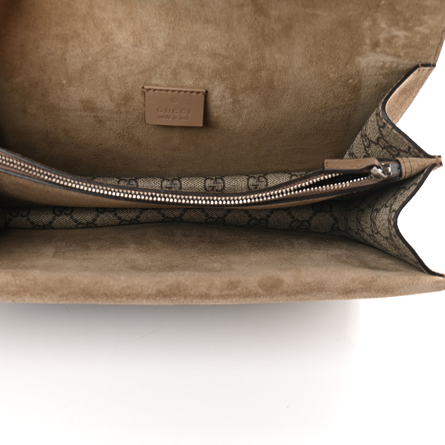 GG Supreme Monogram Small Dionysus Shoulder Bag Taupe