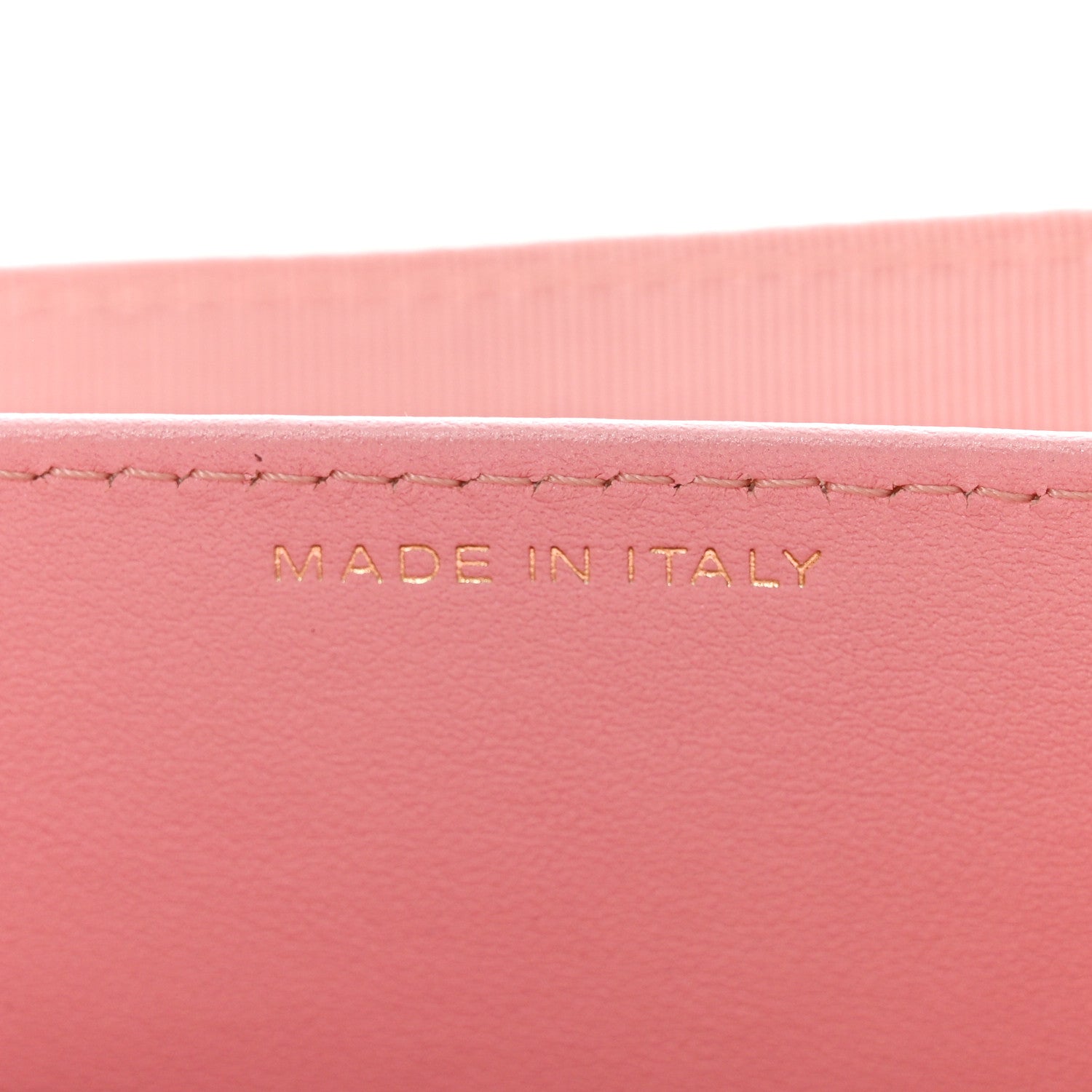 Chanel Iridescent Caviar Flap Quilted Card Holder Wallet Pink 7 of 9