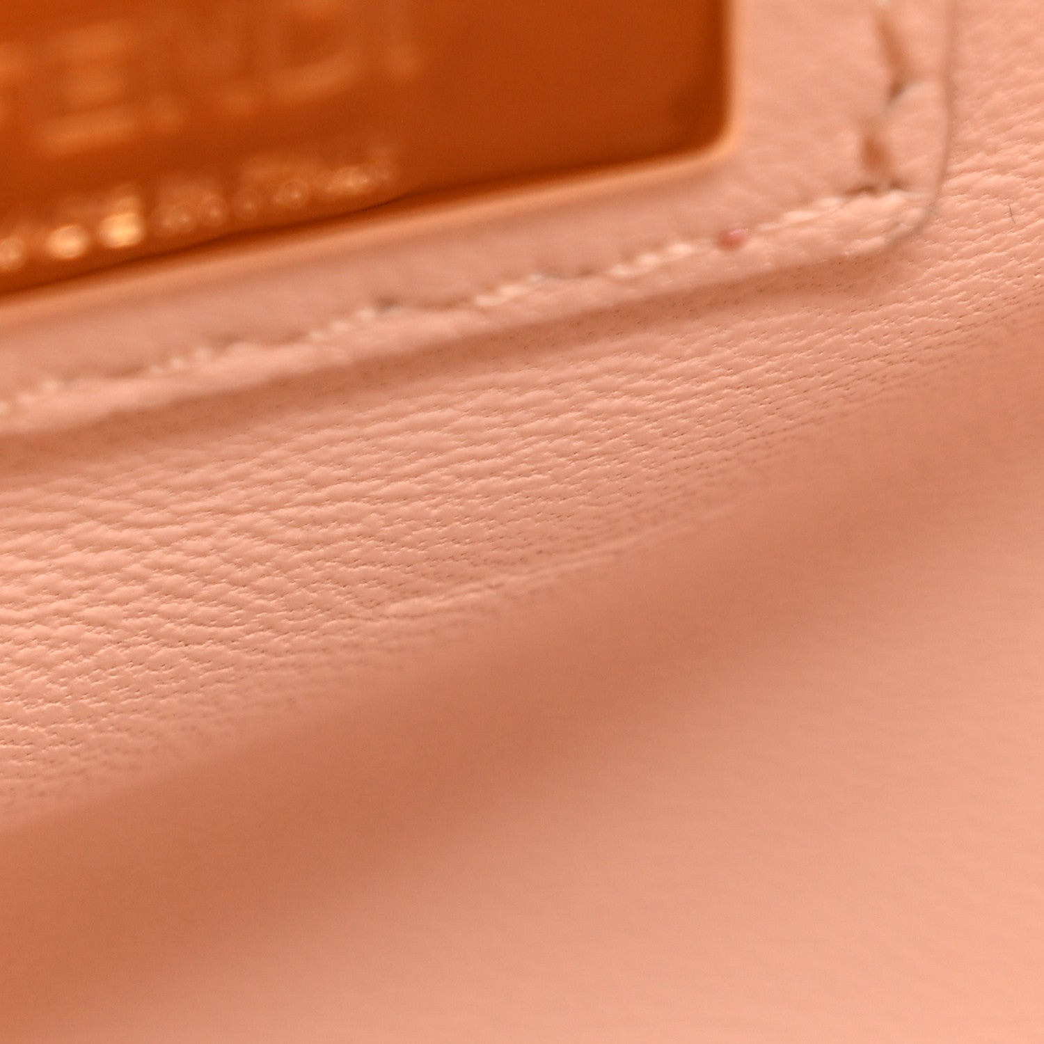 Fendi Snakeskin Mini Peekaboo Iconic Satchel Pink Green 14 of 14