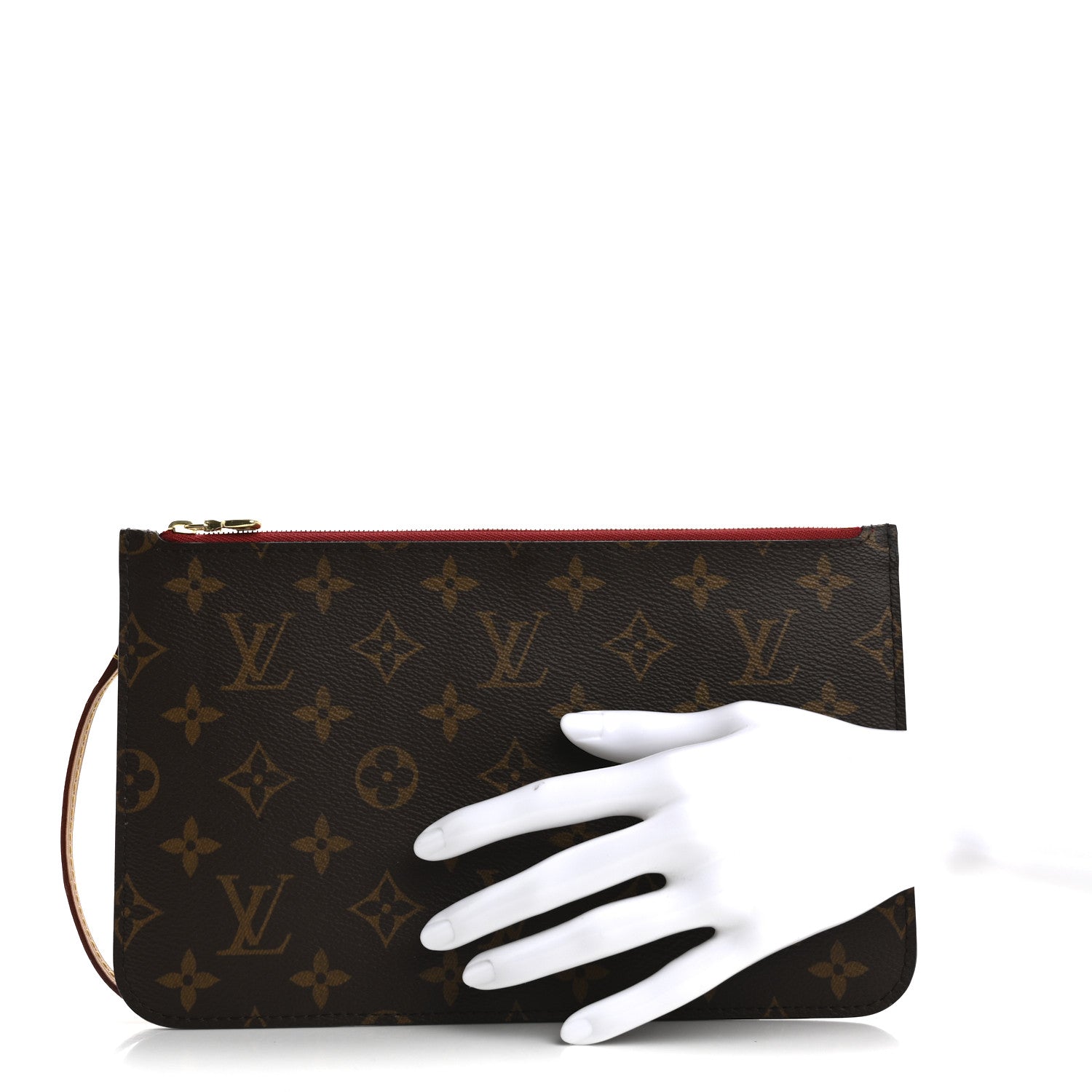 Louis Vuitton Monogram Neverfull MM GM Pochette Cherry 2 of 12