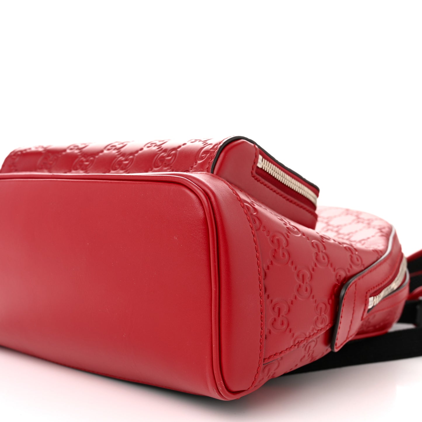 Guccissima Signature Small Day Backpack Hibiscus Red