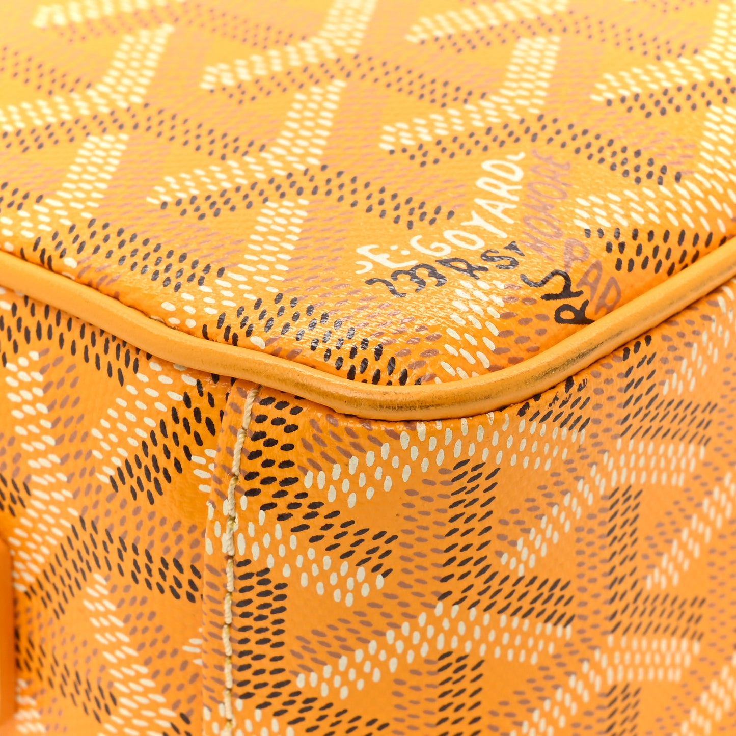 Goyardine Sac Cap Vert Yellow