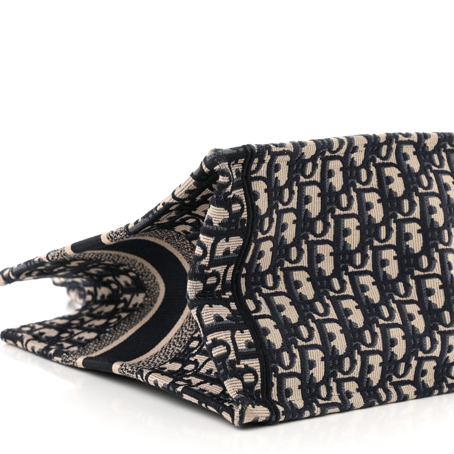 Oblique Medium Book Tote Blue Multicolor