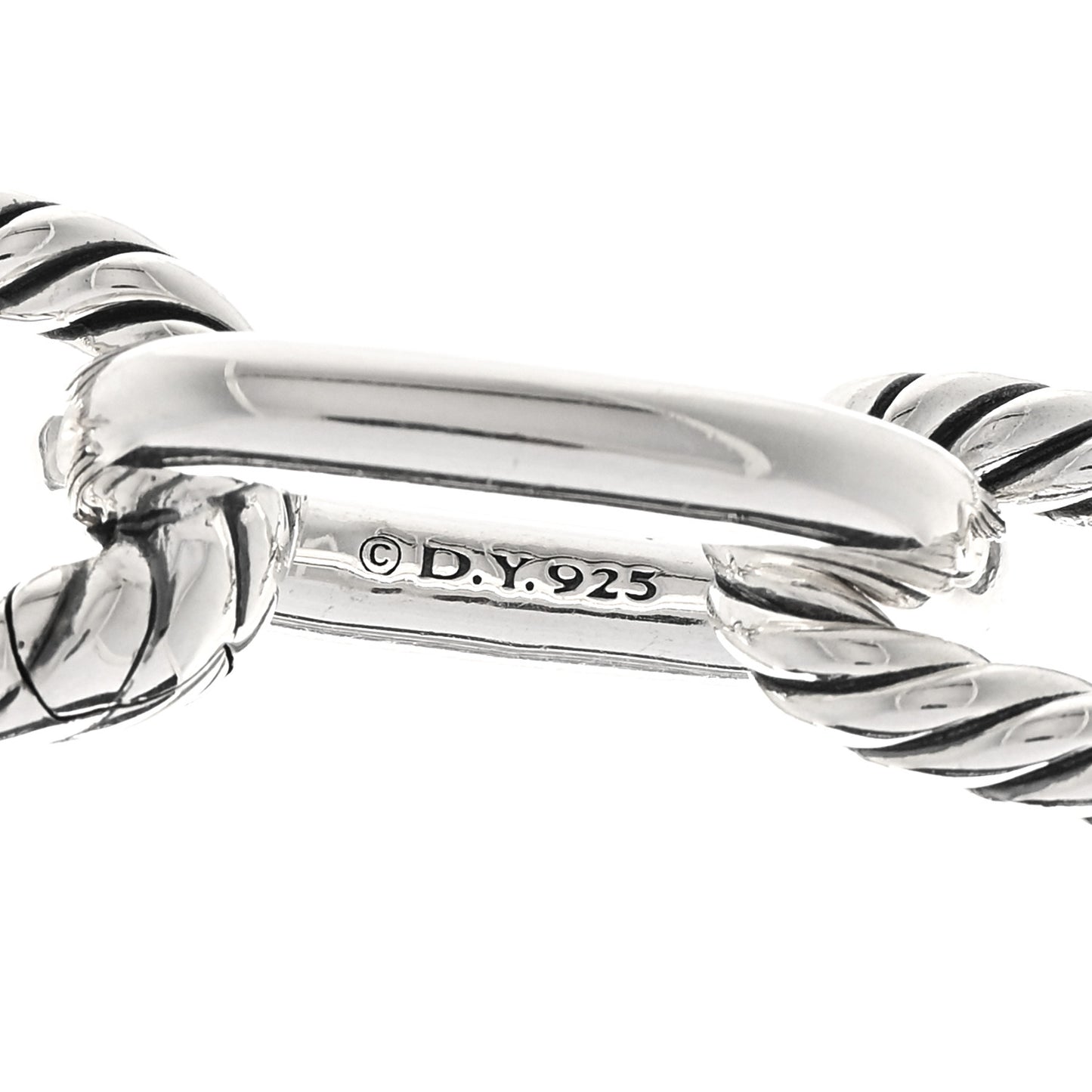Sterling Silver Diamond 11mm Madison Chain Necklace