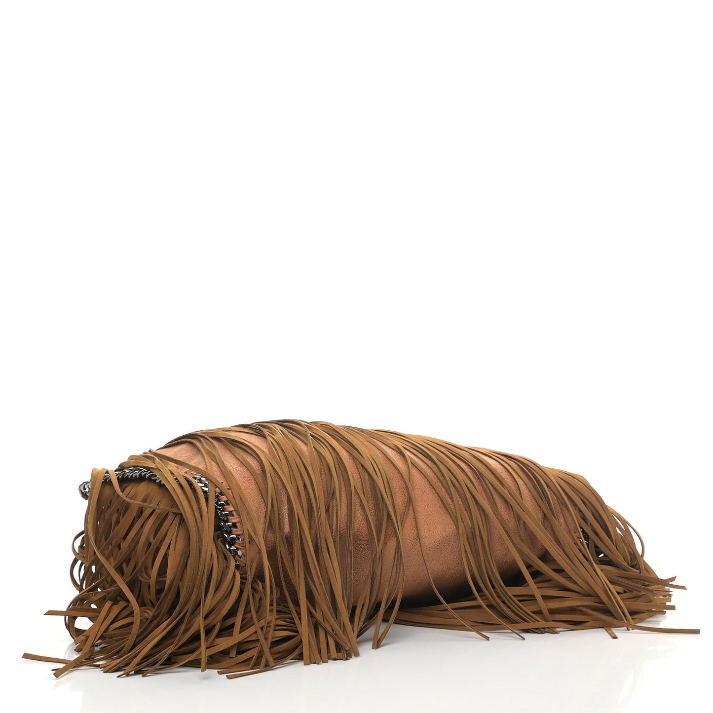 Eco Suede Fringe Small Falabella Tote Tan