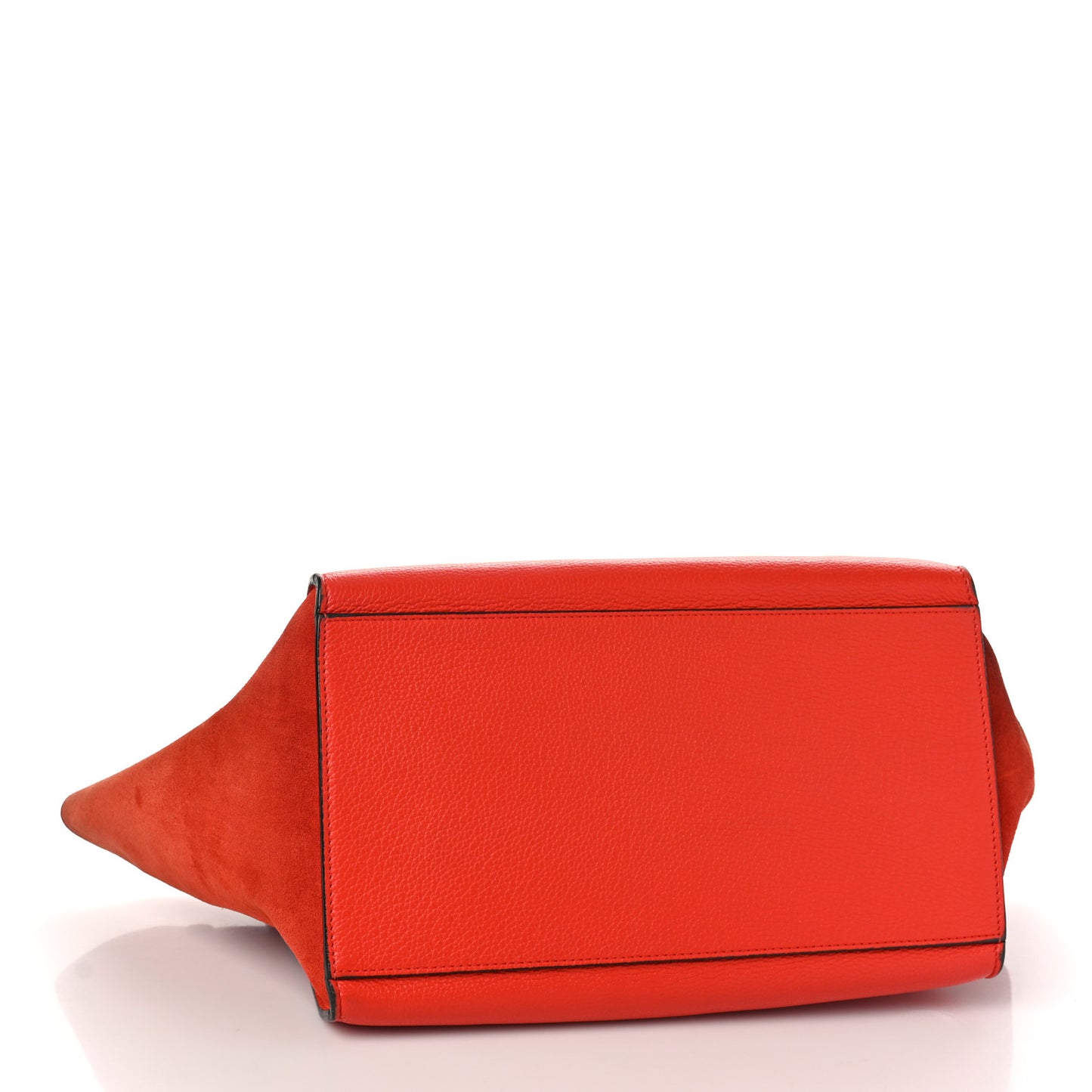Drummed Calfskin Medium Trapeze Orange