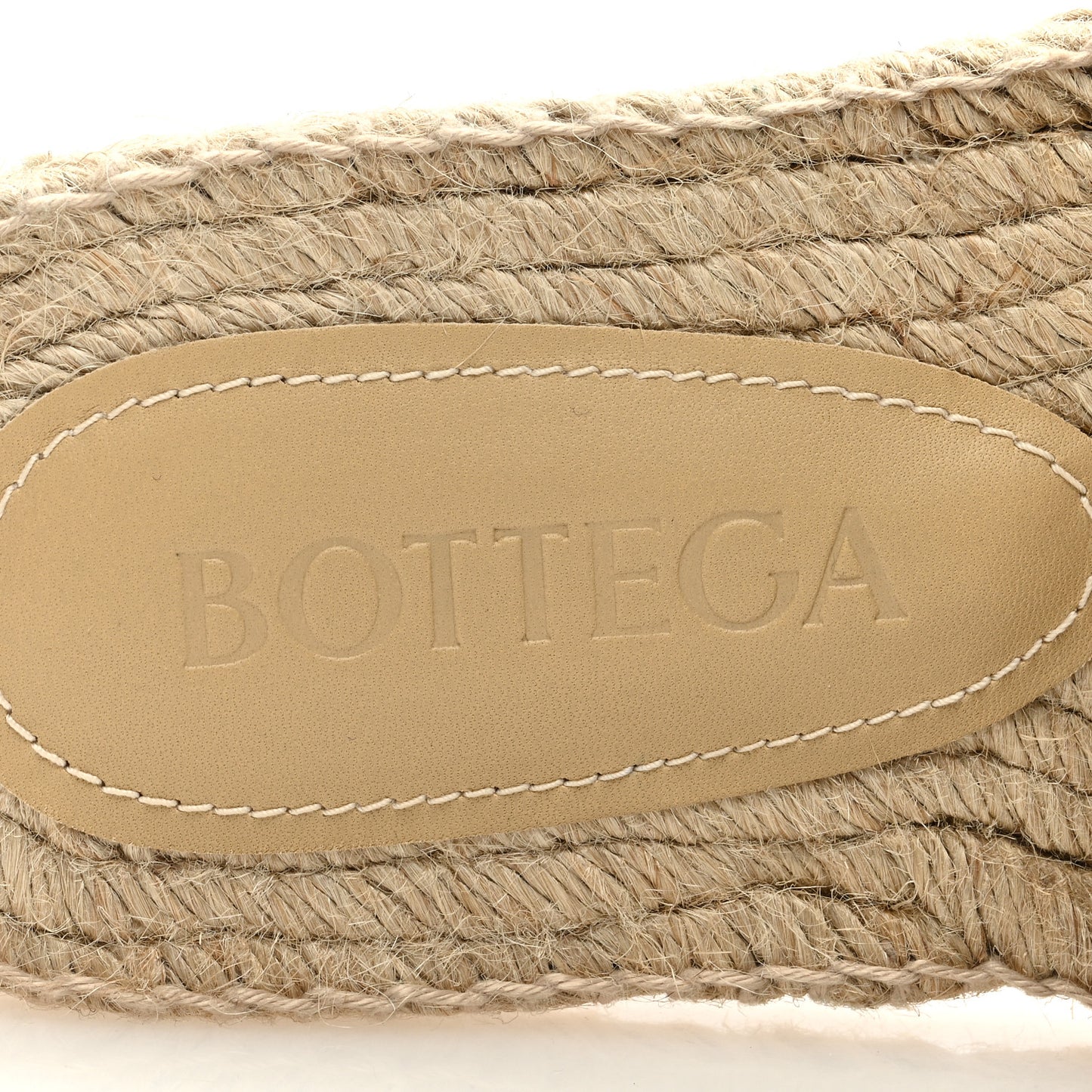 Jute Intreccio Jack Espadrille Sandals 36 Cane Sugar