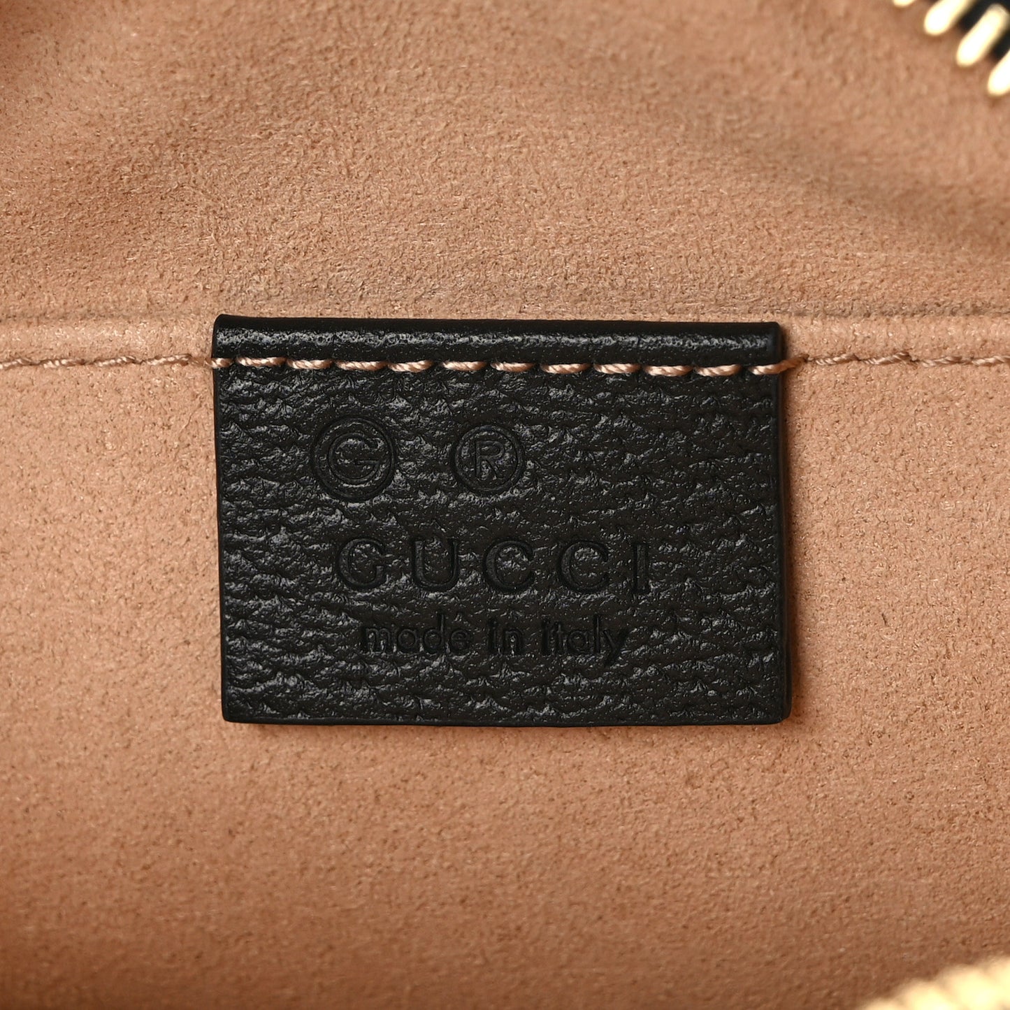 Calfskin Web Mini Ophidia Shoulder Bag Black